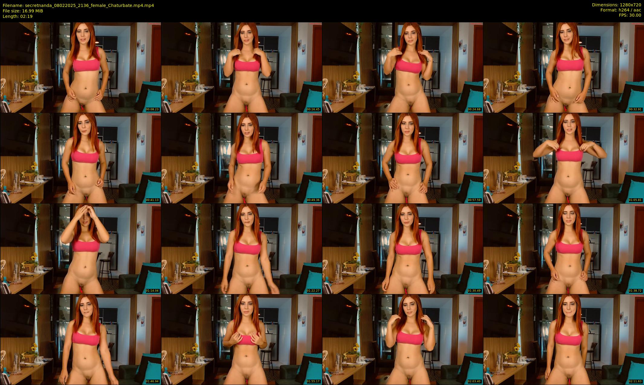 secretnanda — 3 minute Chaturbate female cam show recording, 720p, Feb 8, 2025