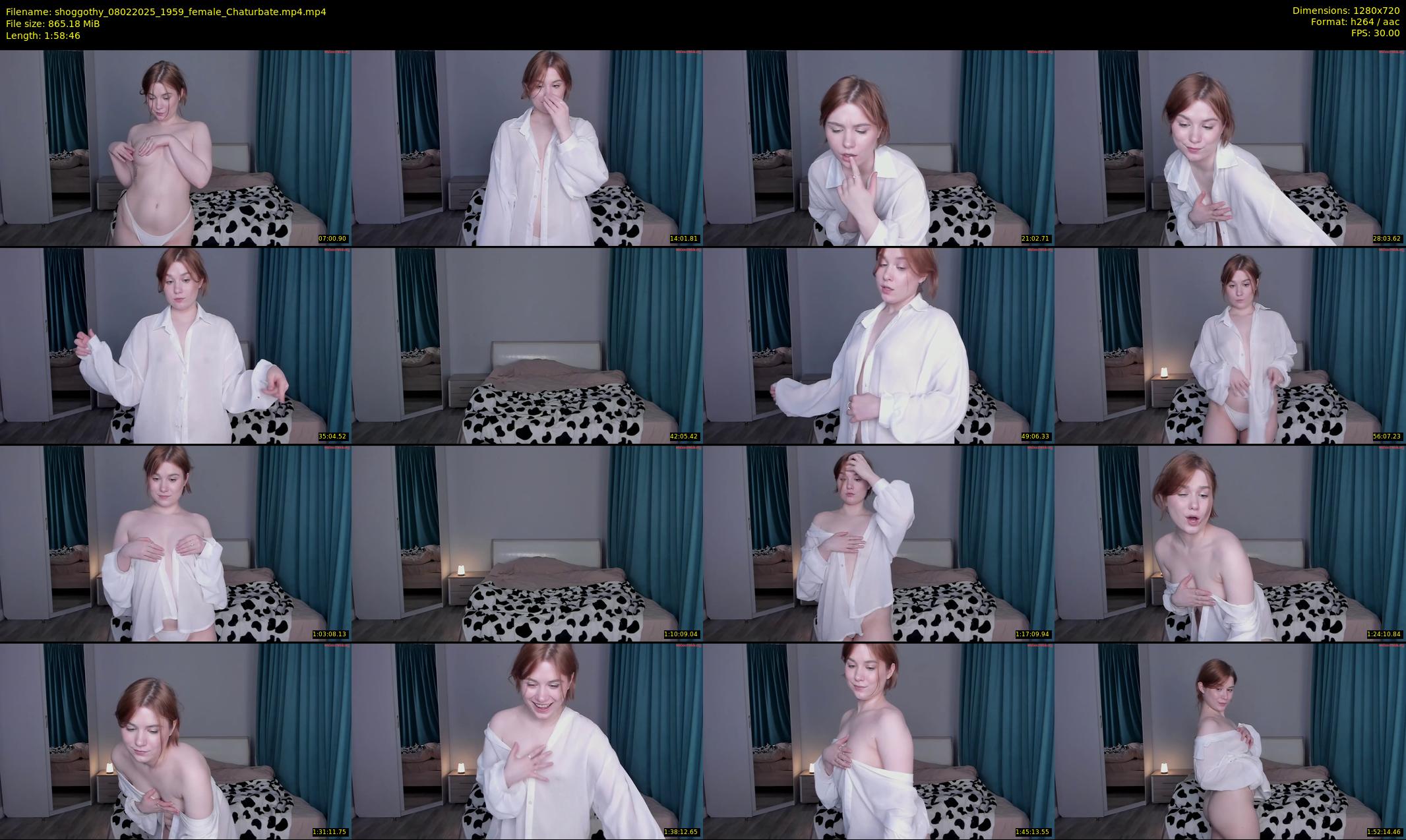 shoggothy — 119 minute Chaturbate female cam show recording, 720p, Feb 8, 2025