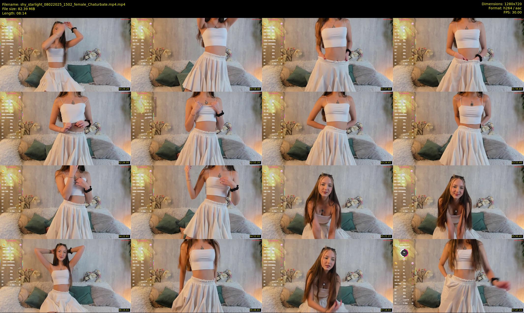 shy_starlight — 9 minute Chaturbate female cam show recording, 720p, Feb 8, 2025