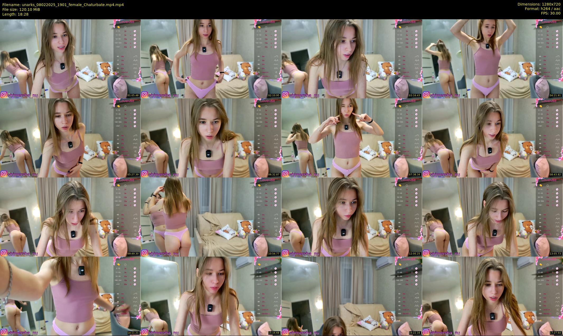 unarks — 19 minute Chaturbate female cam show recording, 720p, Feb 8, 2025