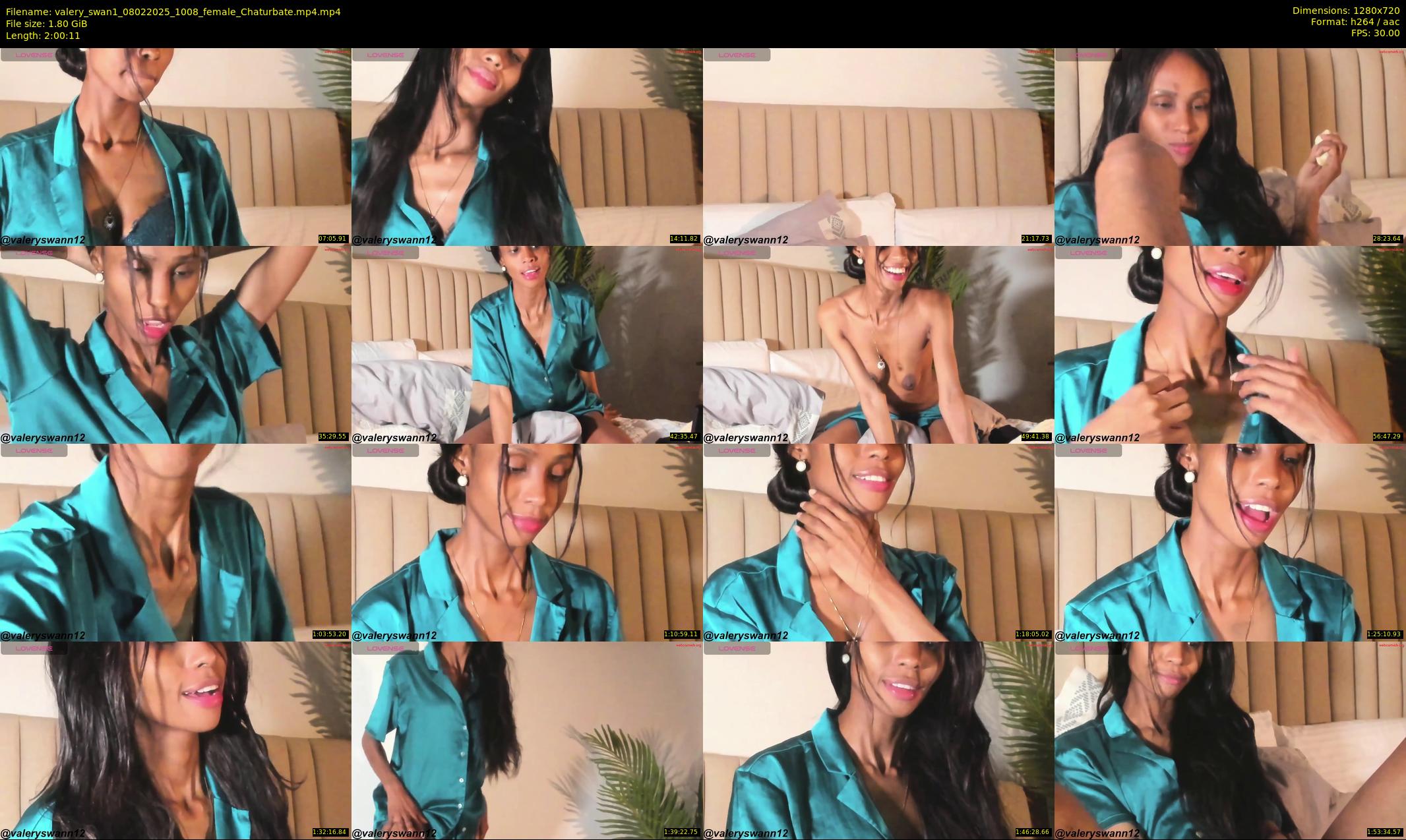 valery_swan1 — 121 minute Chaturbate female cam show recording, 720p, Feb 8, 2025