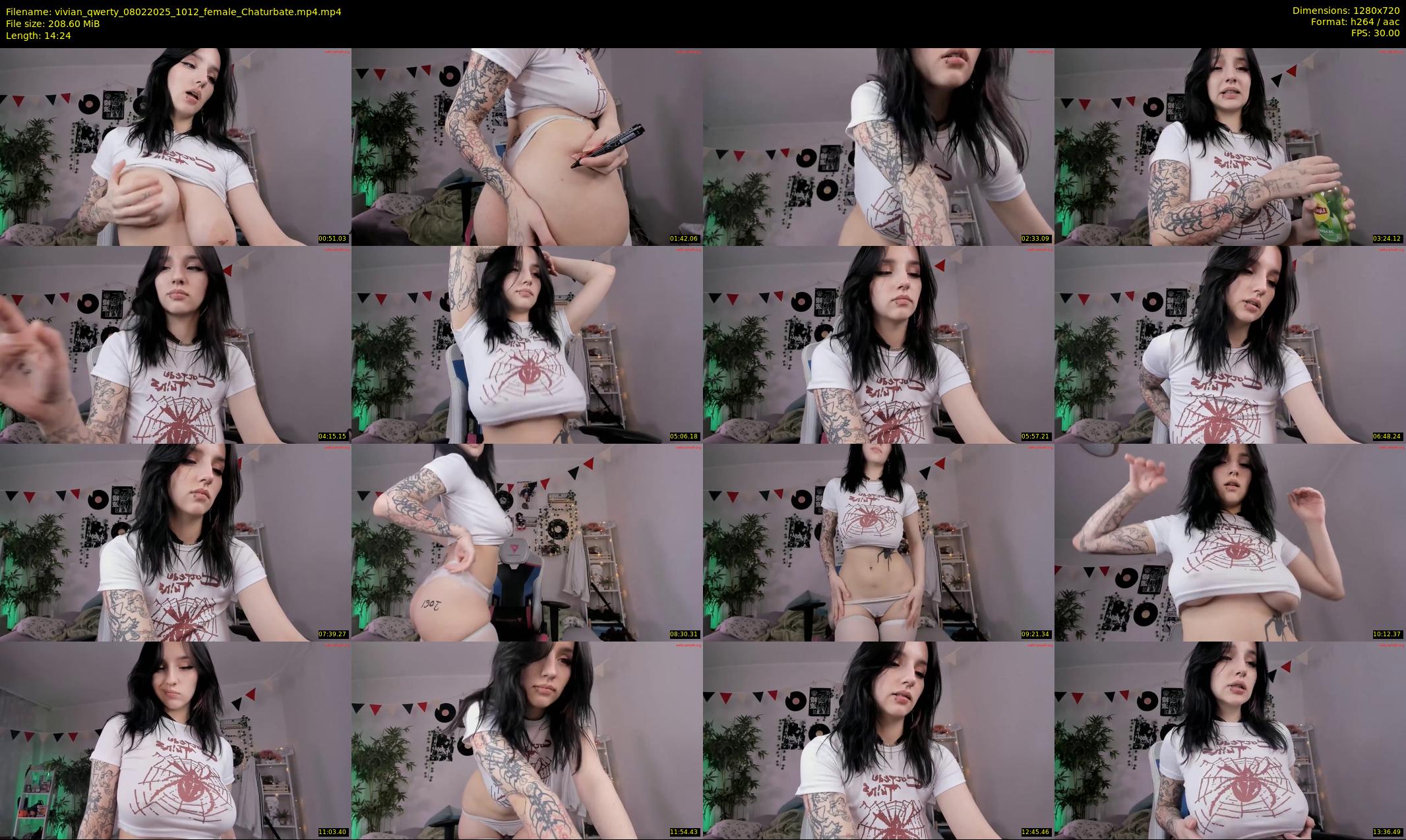 vivian_qwerty — 15 minute Chaturbate female cam show recording, 720p, Feb 8, 2025