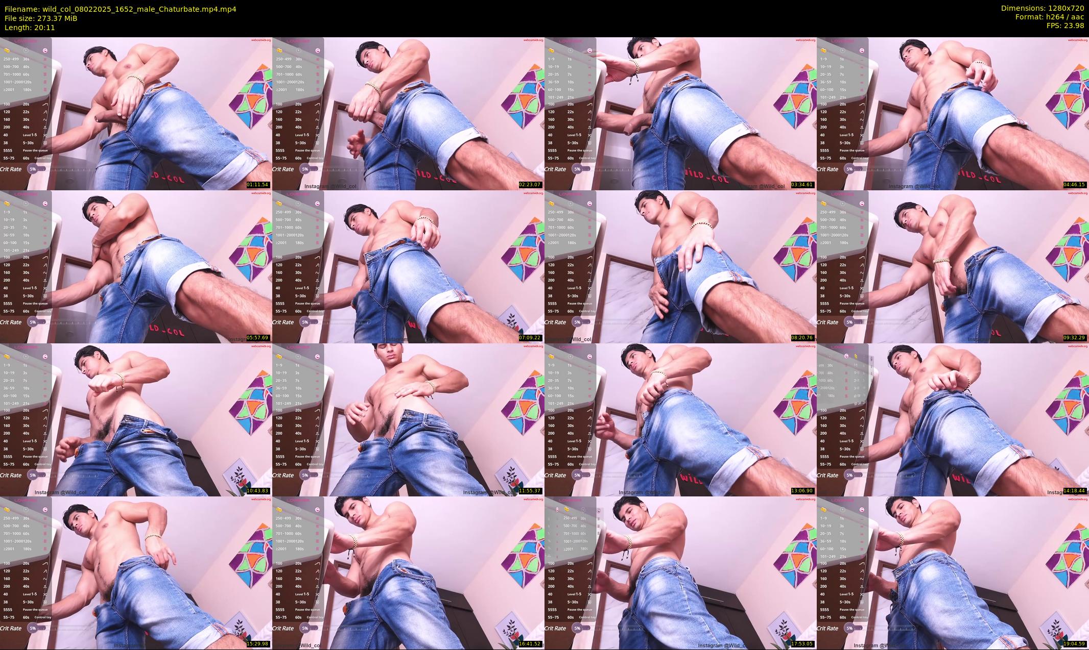wild_col — 21 minute Chaturbate male cam show recording, 720p, Feb 8, 2025