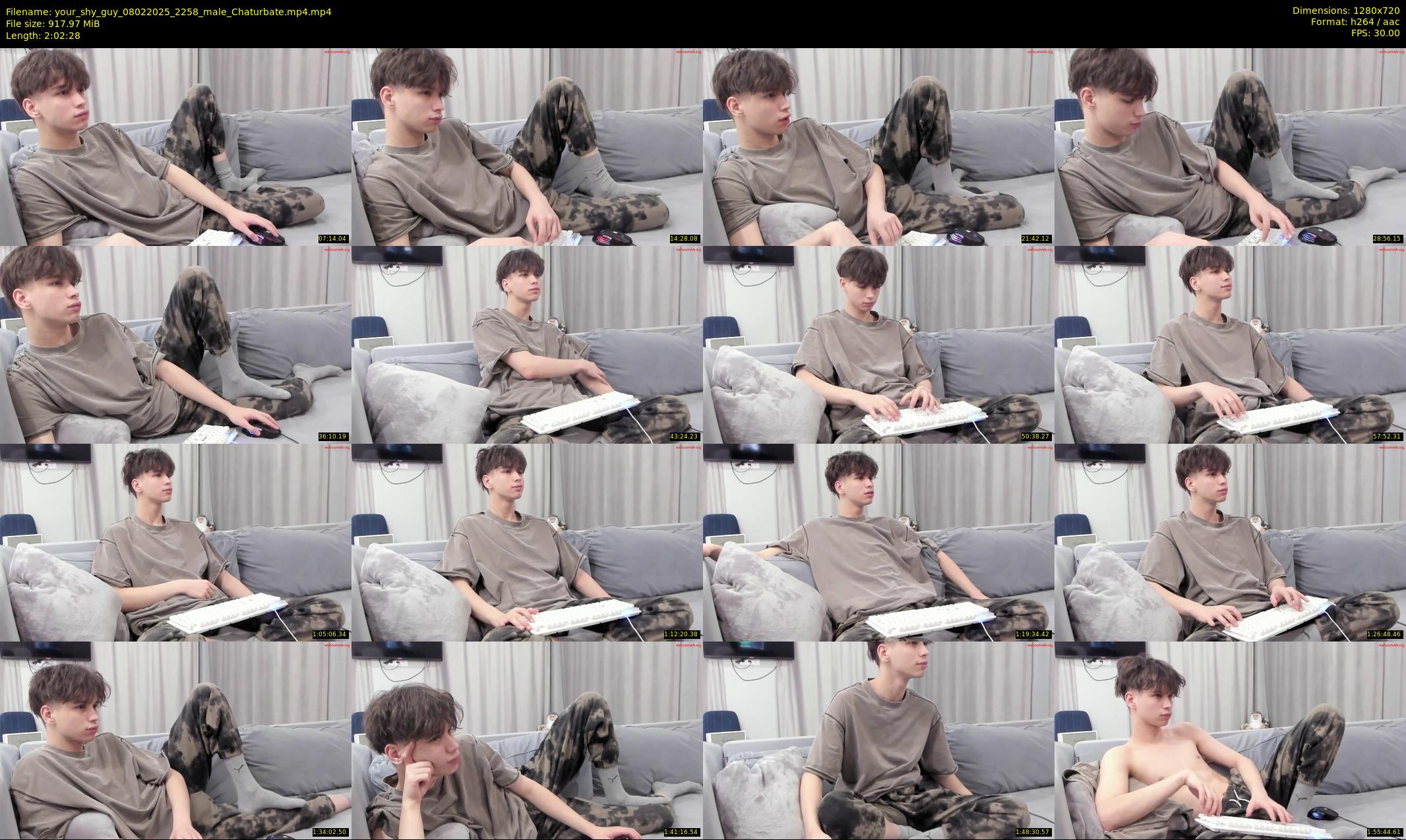 your_shy_guy — 123 minute Chaturbate male cam show recording, 720p, Feb 8, 2025