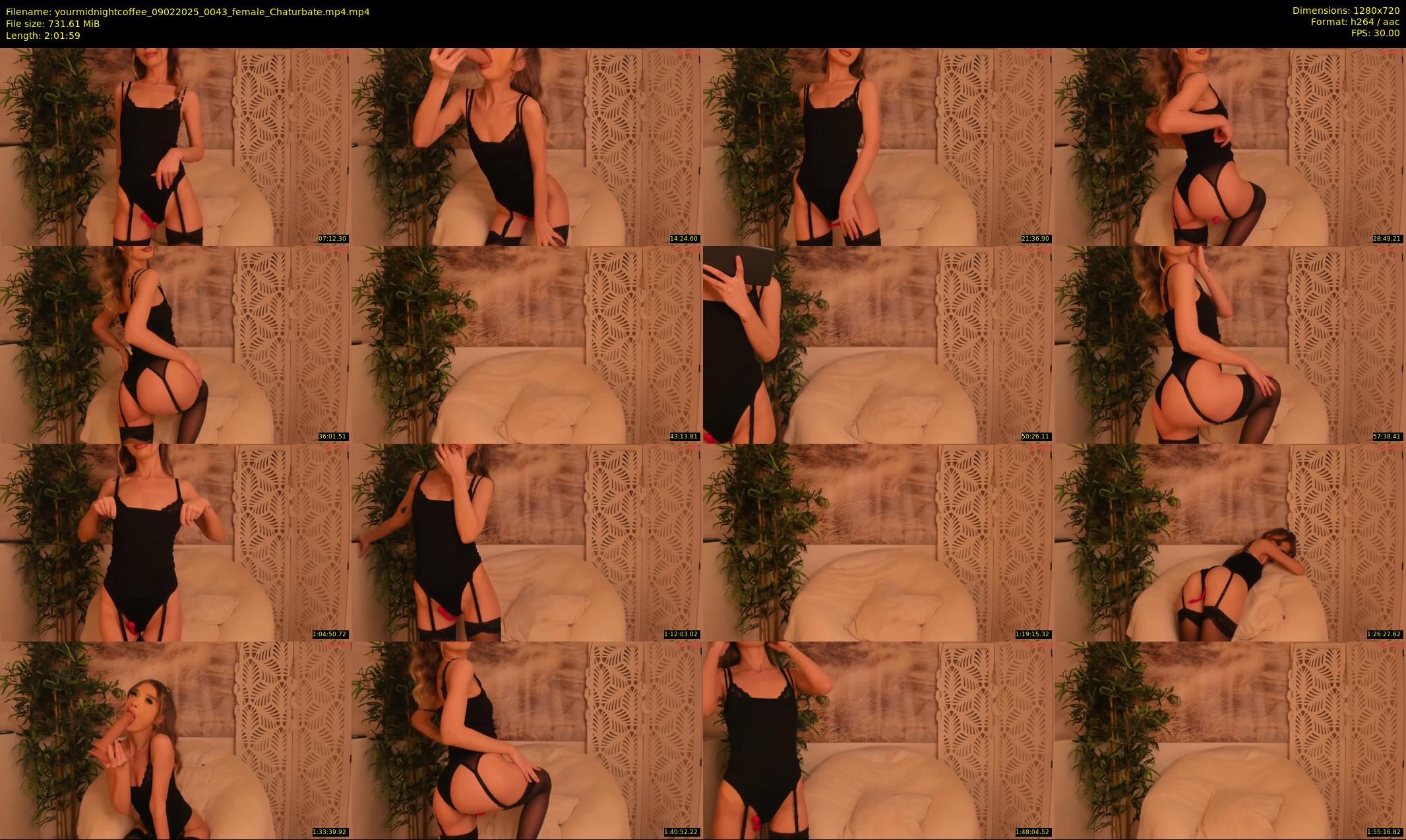 yourmidnightcoffee — 122 minute Chaturbate female cam show recording, 720p, Feb 9, 2025