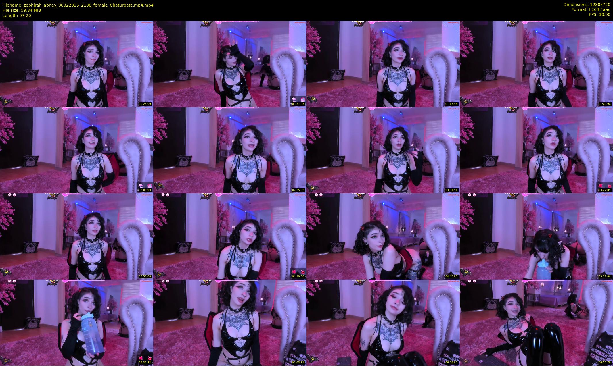 zephirah_abney — 8 minute Chaturbate female cam show recording, 720p, Feb 8, 2025