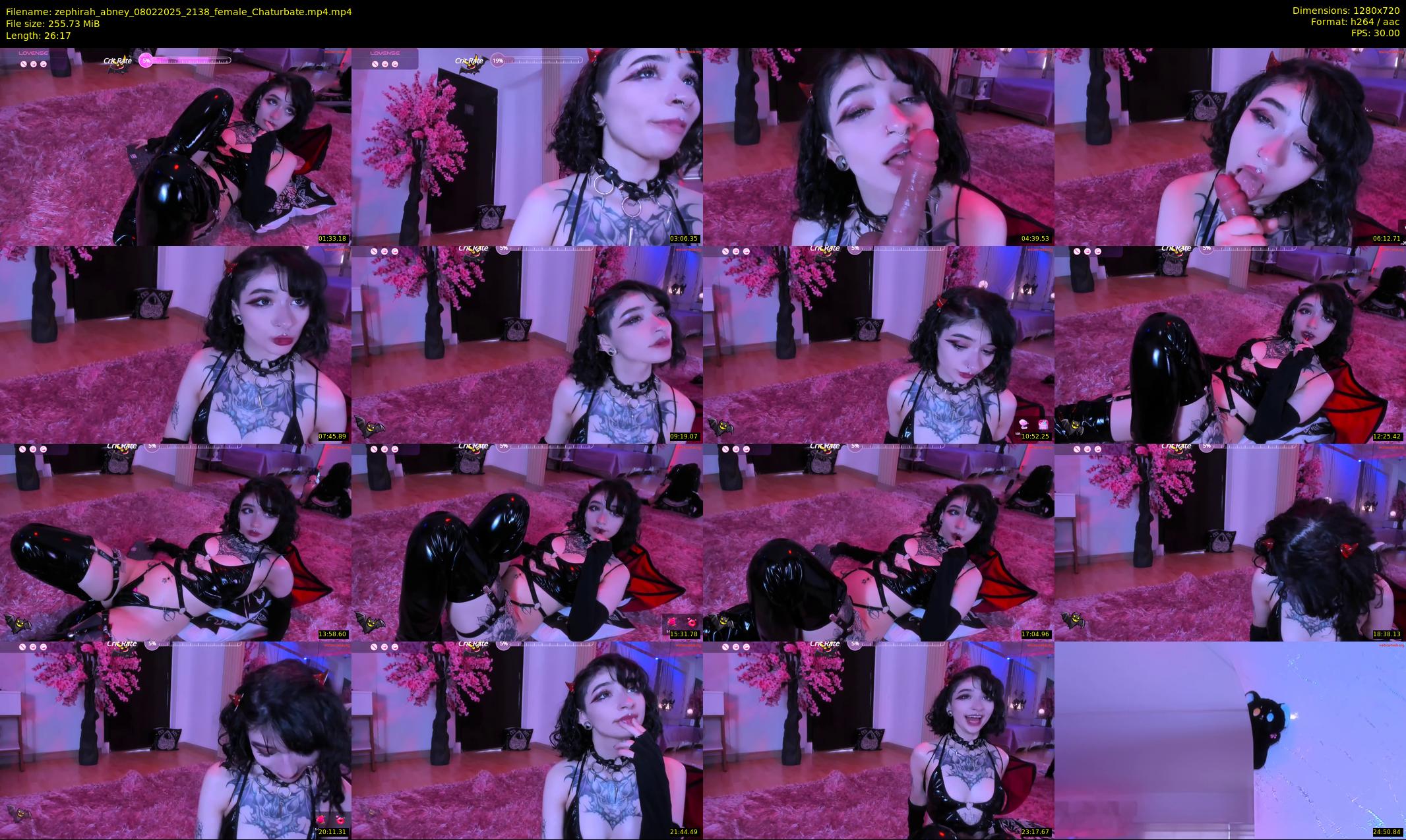 zephirah_abney — 27 minute Chaturbate female cam show recording, 720p, Feb 8, 2025