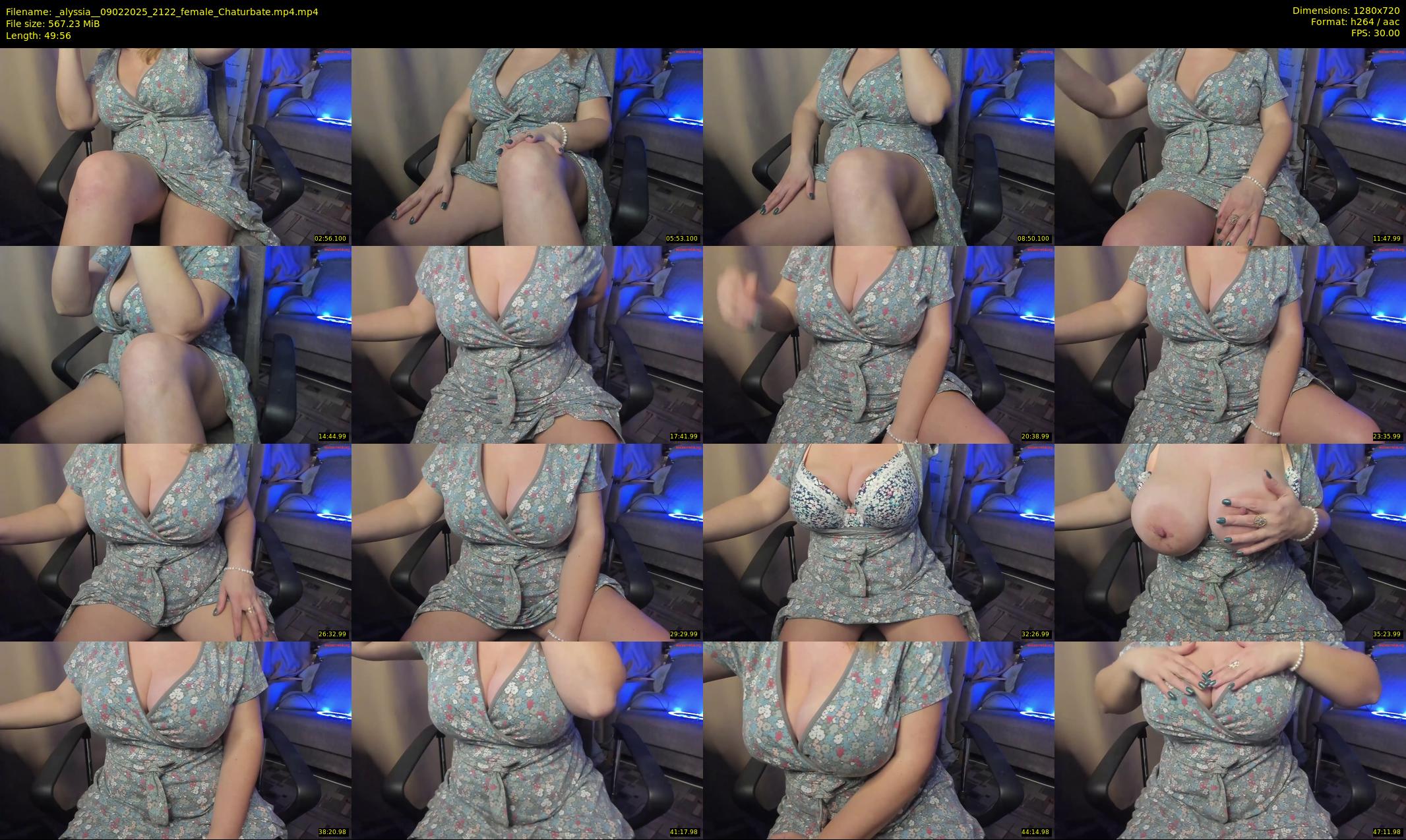 _alyssia_ — 50 minute Chaturbate female cam show recording, 720p, Feb 9, 2025