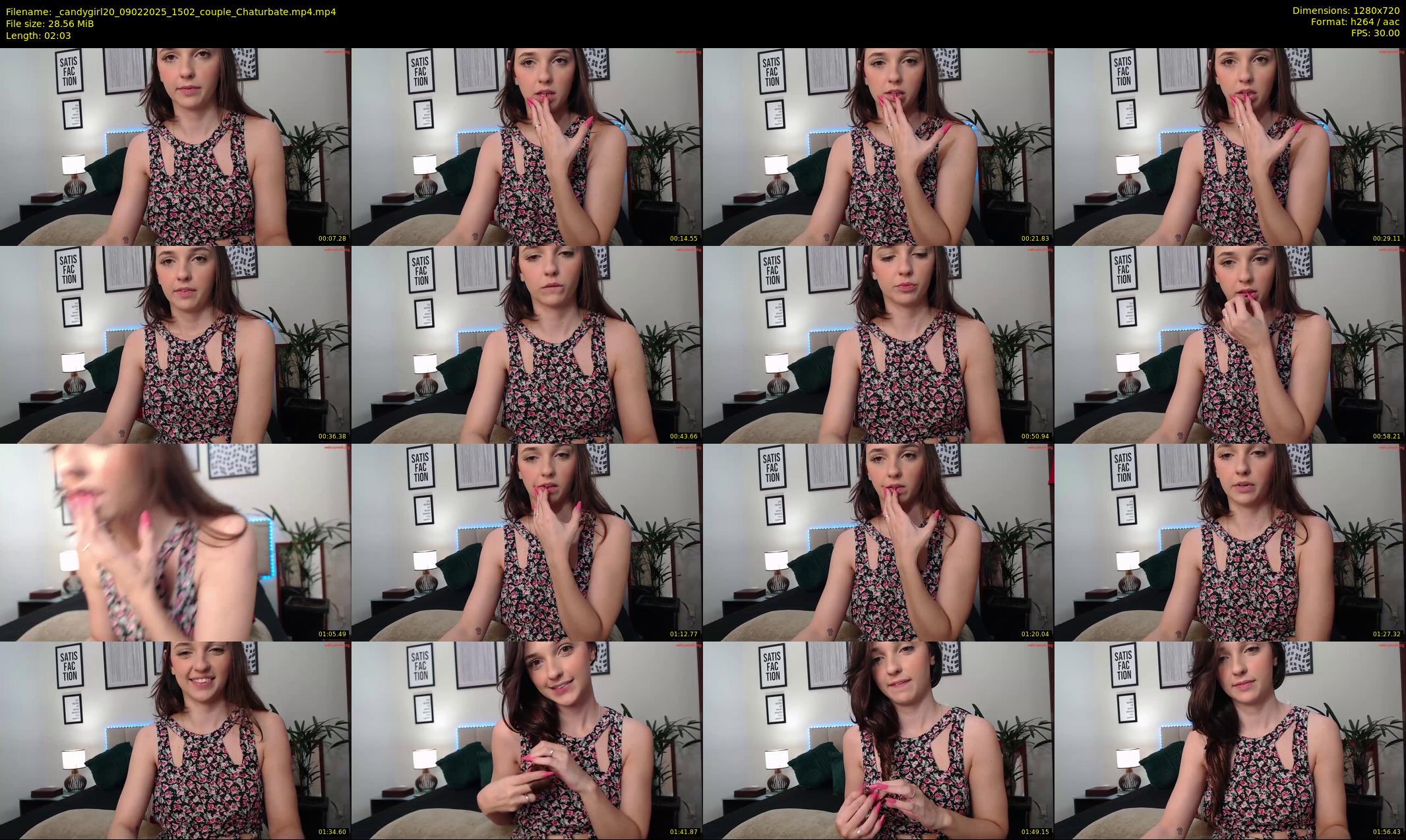 _candygirl20 — 3 minute Chaturbate female cam show recording, 720p, Feb 9, 2025