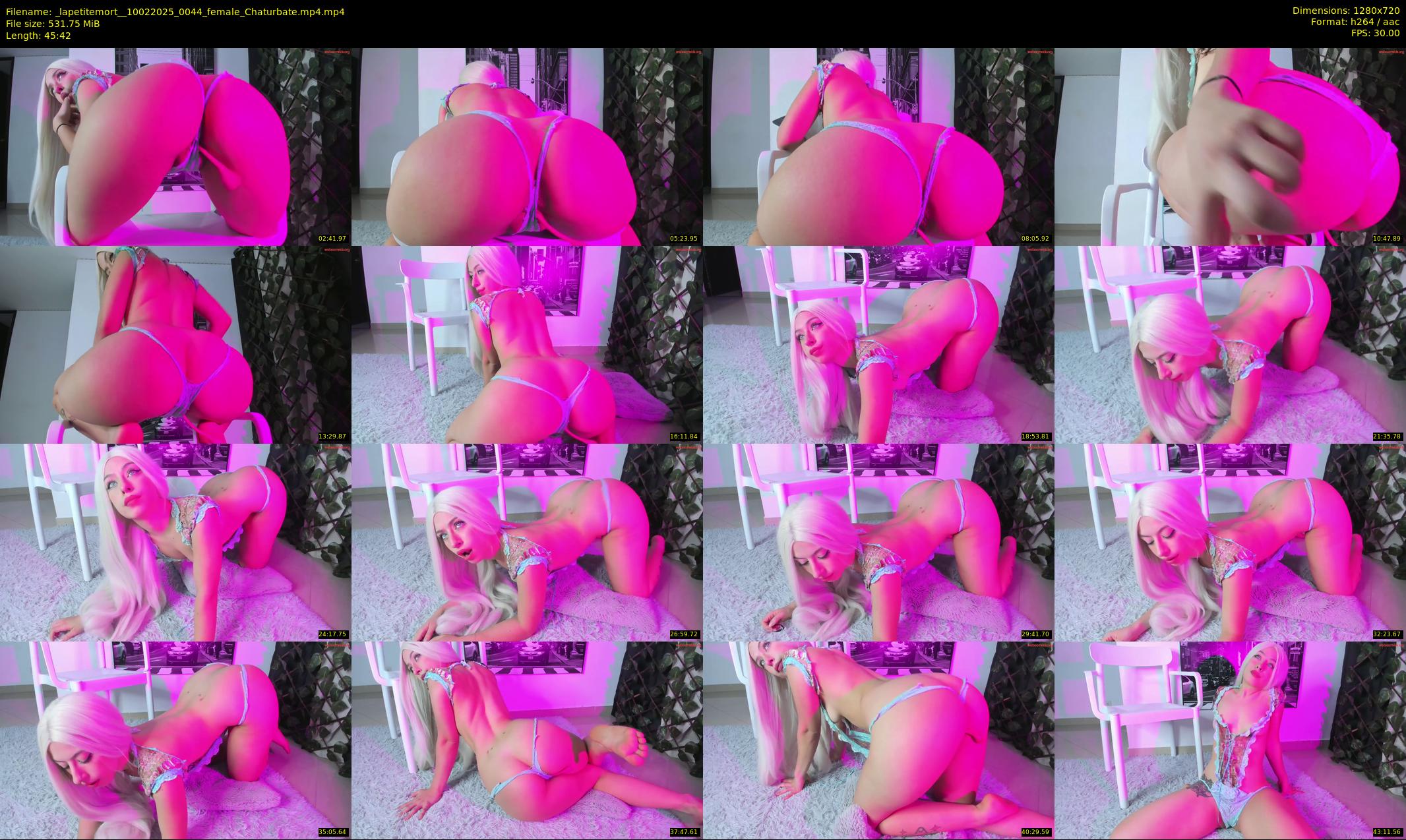 _lapetitemort_ — 46 minute Chaturbate female cam show recording, 720p, Feb 10, 2025