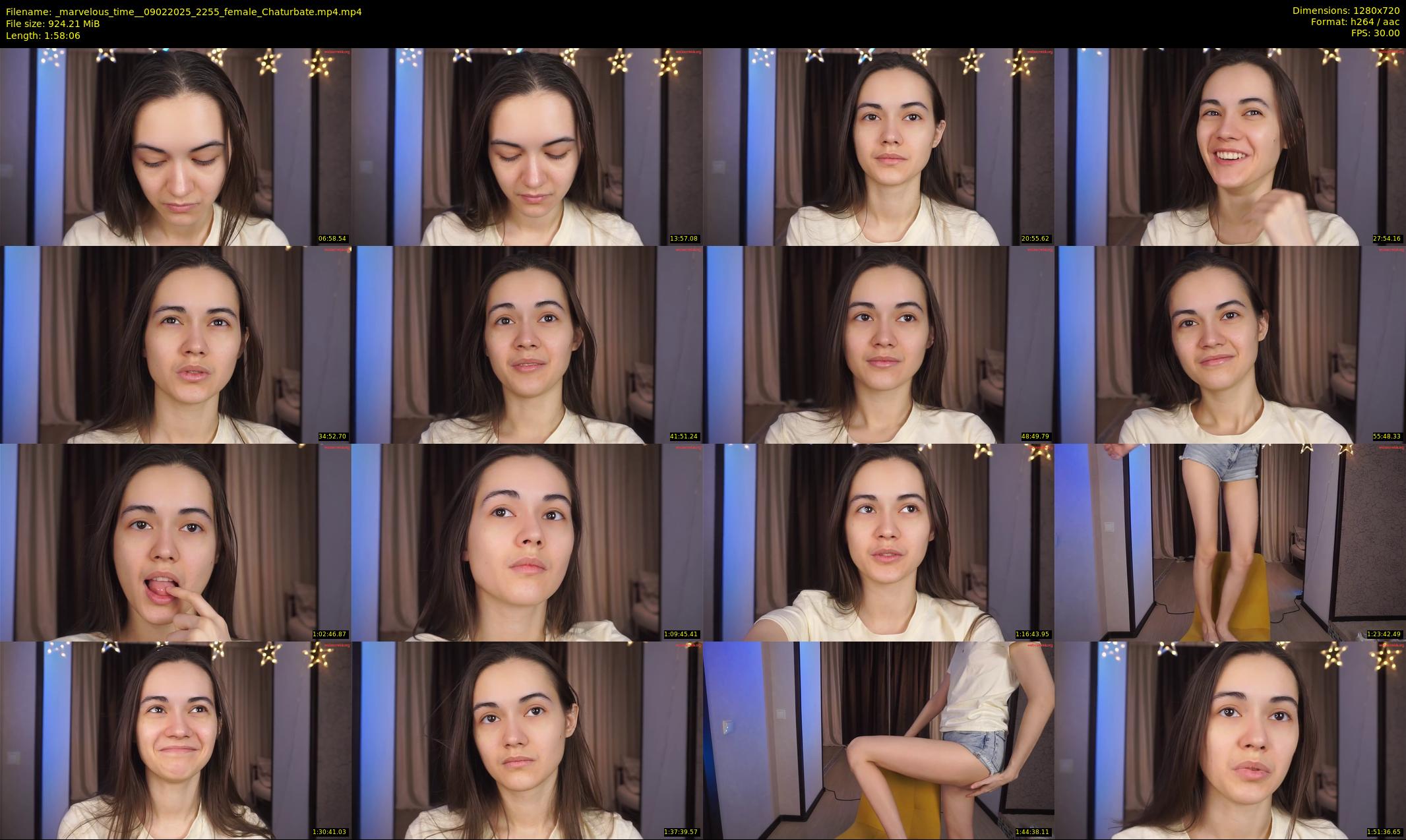 _marvelous_time_ — 119 minute Chaturbate female cam show recording, 720p, Feb 9, 2025