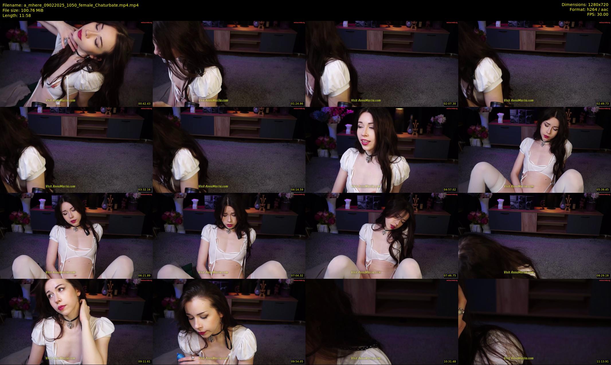 a_mhere — 12 minute Chaturbate couple cam show recording, 720p, Feb 9, 2025