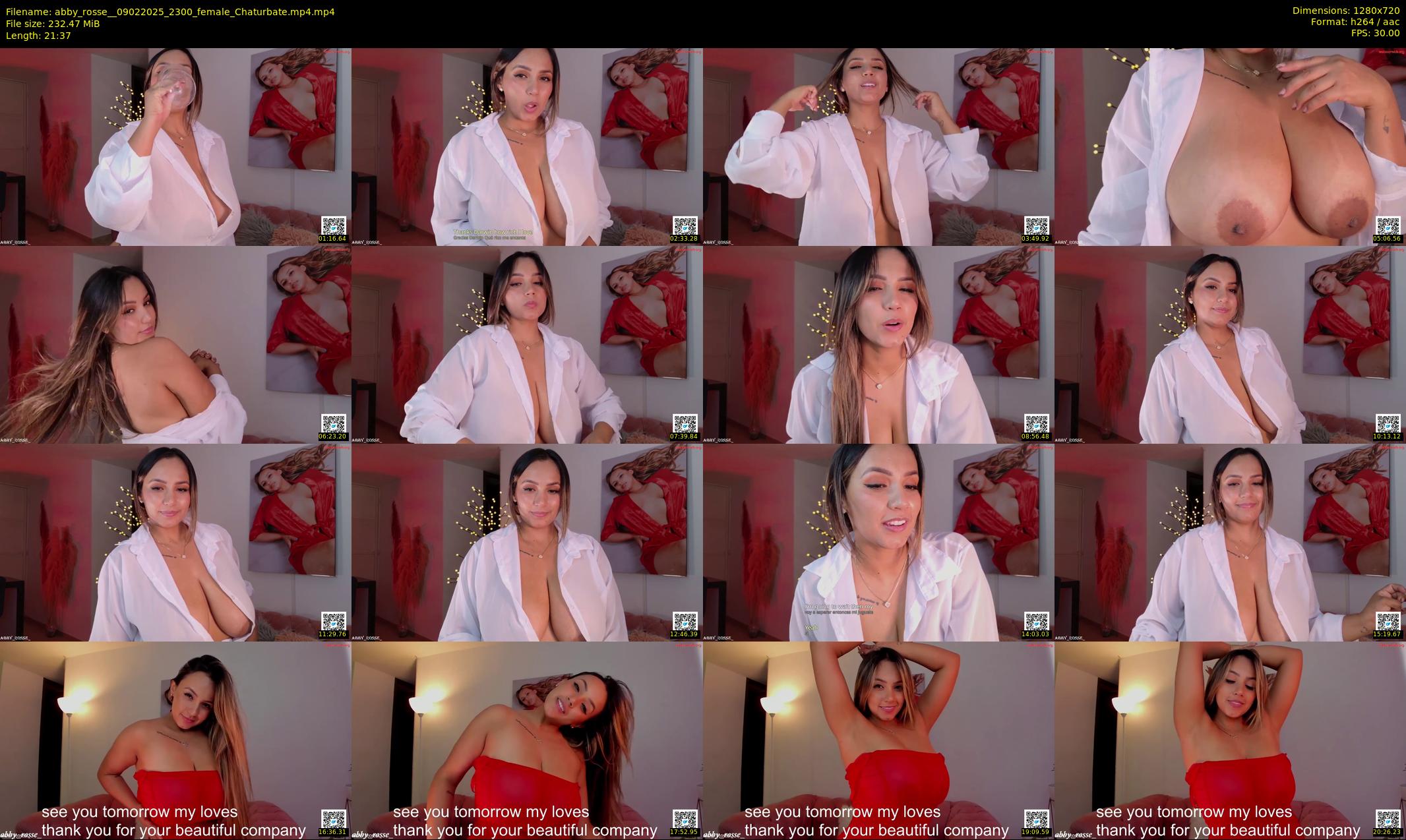 abby_rosse_ — 22 minute Chaturbate female cam show recording, 720p, Feb 9, 2025
