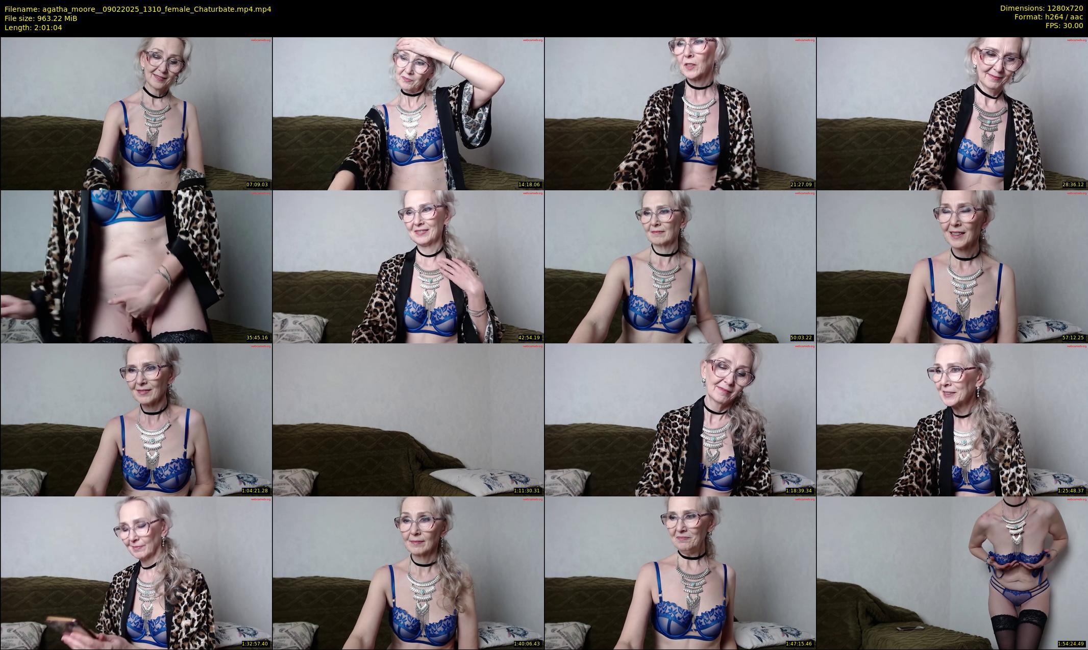 agatha_moore_ — 122 minute Chaturbate female cam show recording, 720p, Feb 9, 2025