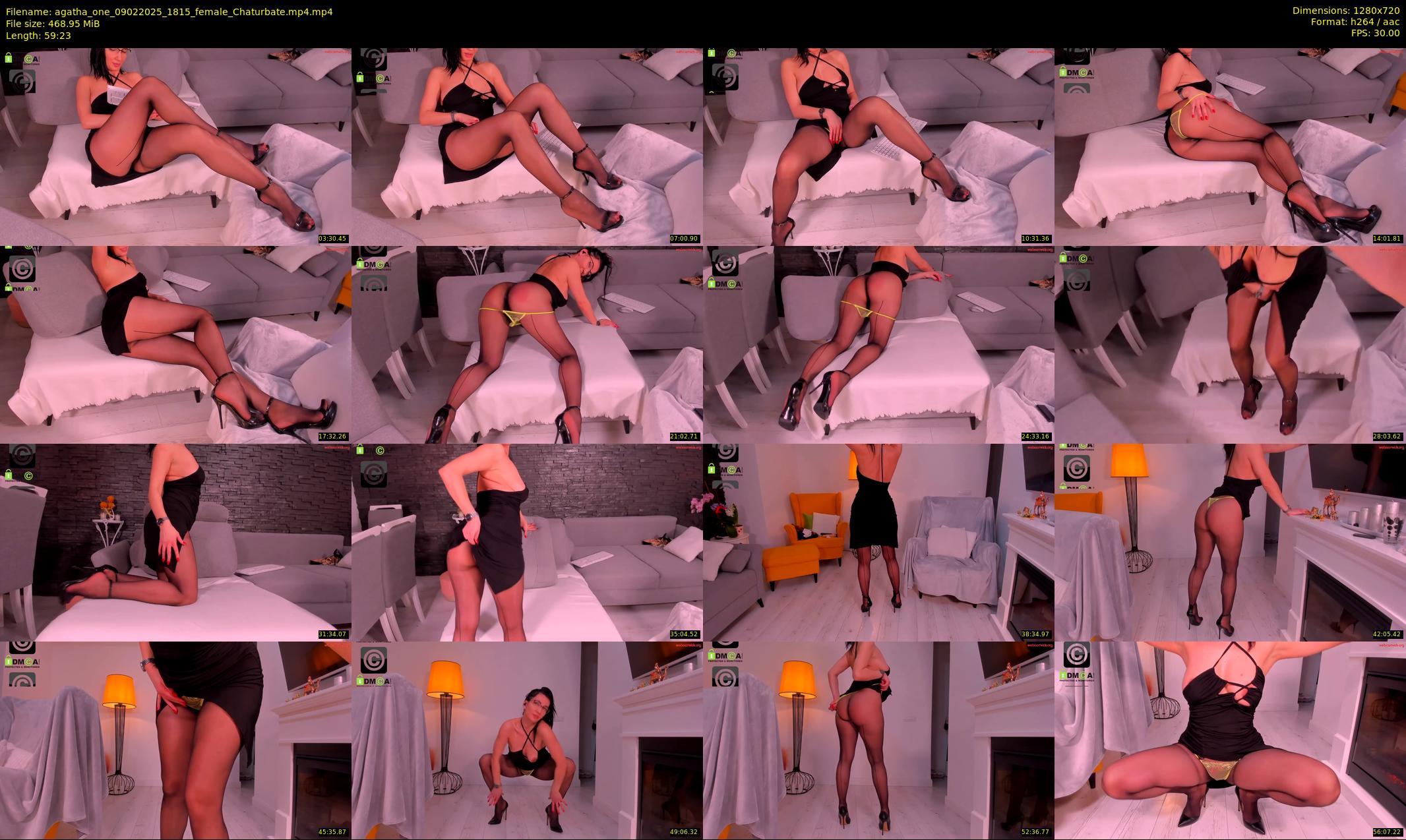 agatha_one — 60 minute Chaturbate female cam show recording, 720p, Feb 9, 2025