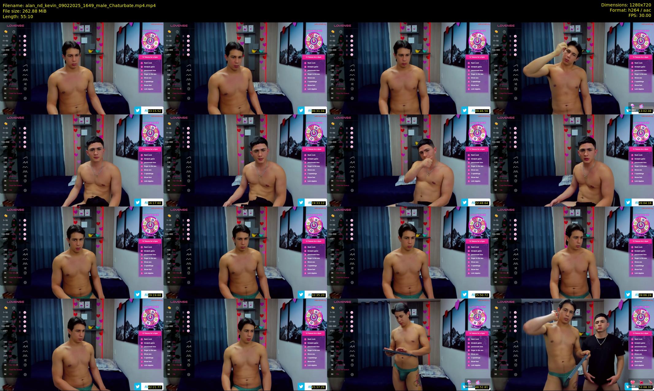 alan_nd_kevin — 56 minute Chaturbate male cam show recording, 720p, Feb 9, 2025