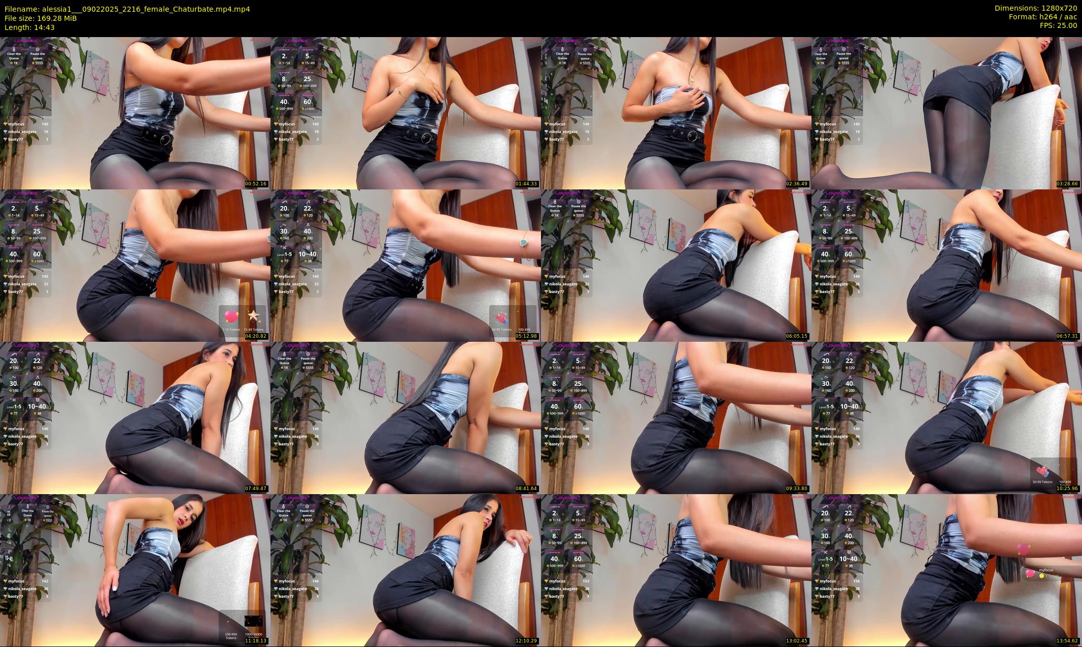 alessia1__ — 15 minute Chaturbate female cam show recording, 720p, Feb 9, 2025