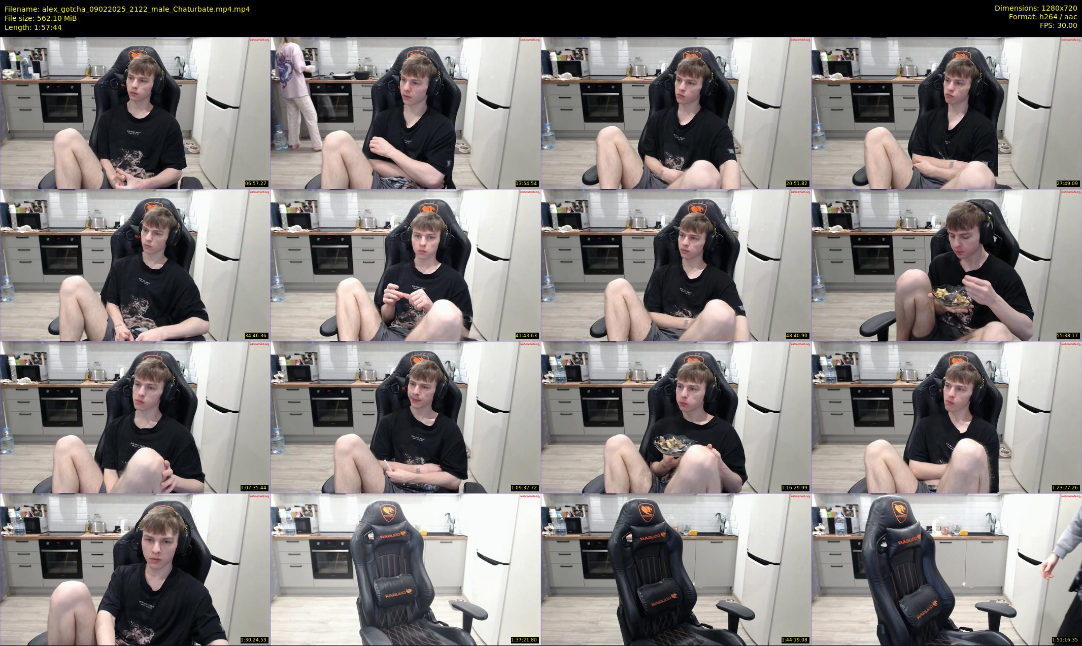 alex_gotcha — 118 minute Chaturbate male cam show recording, 720p, Feb 9, 2025
