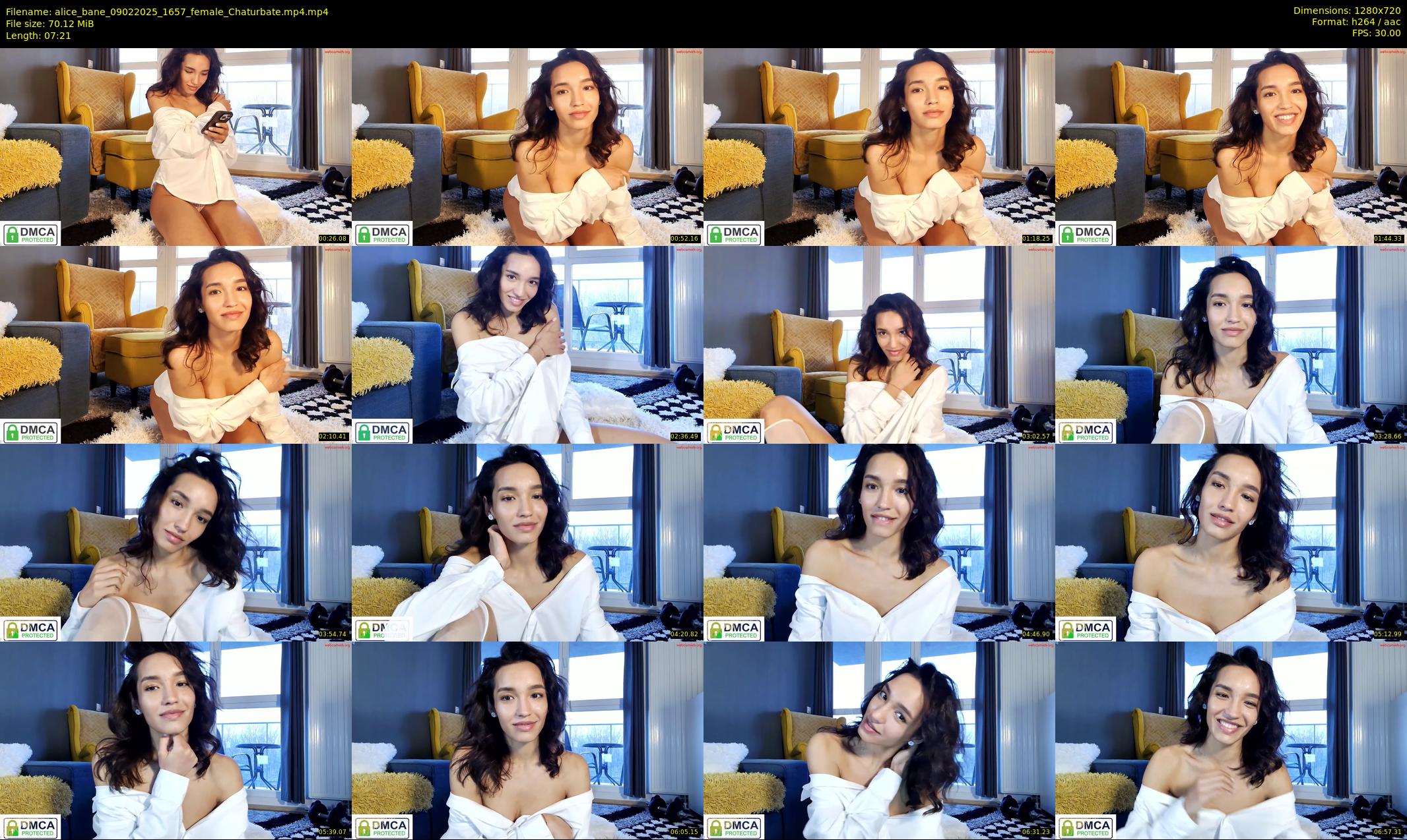 alice_bane — 8 minute Chaturbate female cam show recording, 720p, Feb 9, 2025