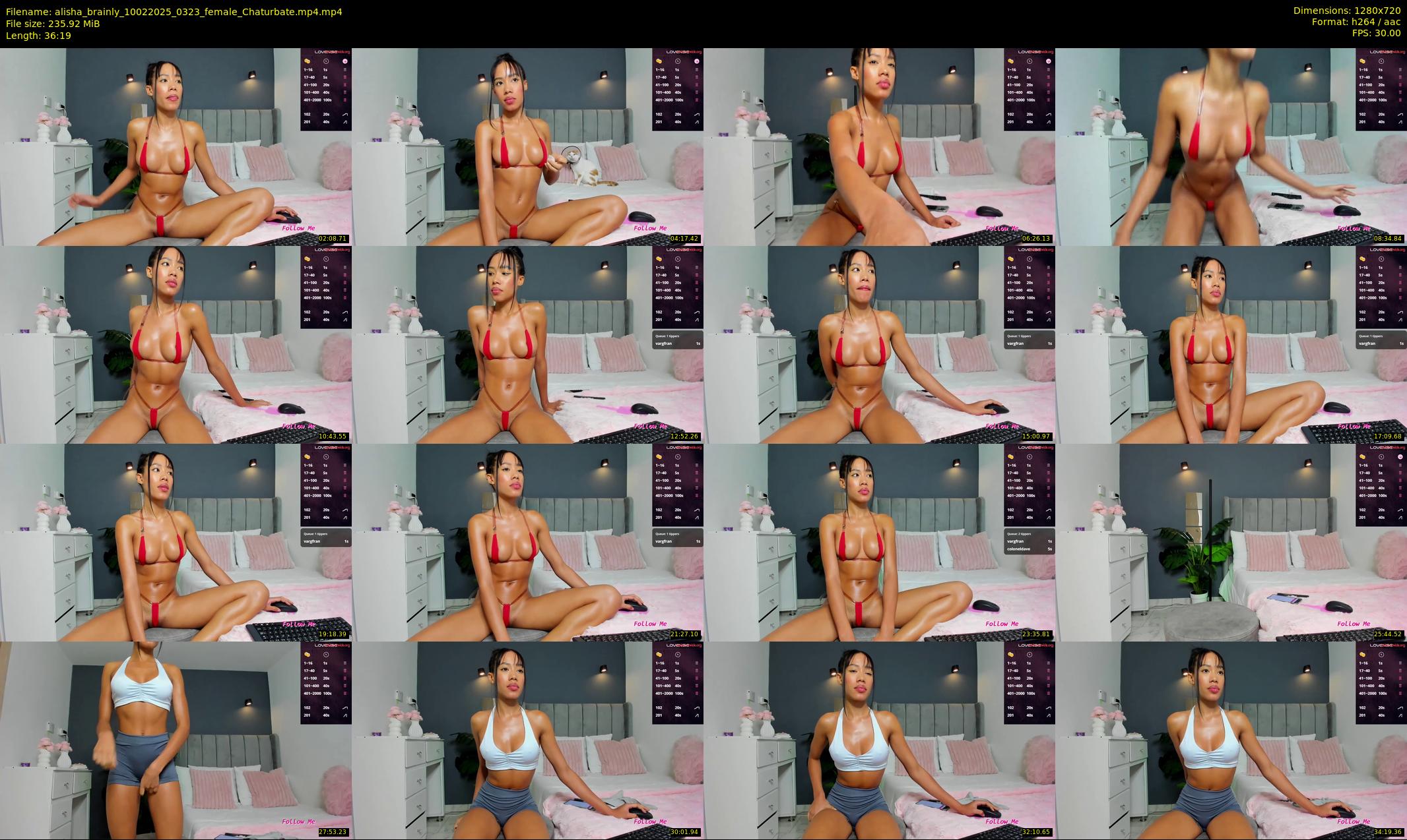 alisha_brainly — 37 minute Chaturbate female cam show recording, 720p, Feb 10, 2025