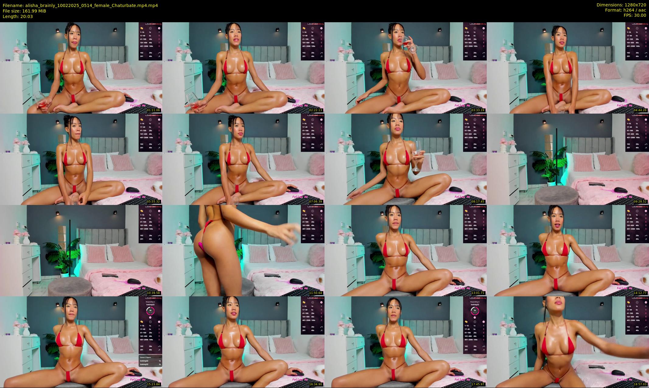 alisha_brainly — 21 minute Chaturbate female cam show recording, 720p, Feb 10, 2025
