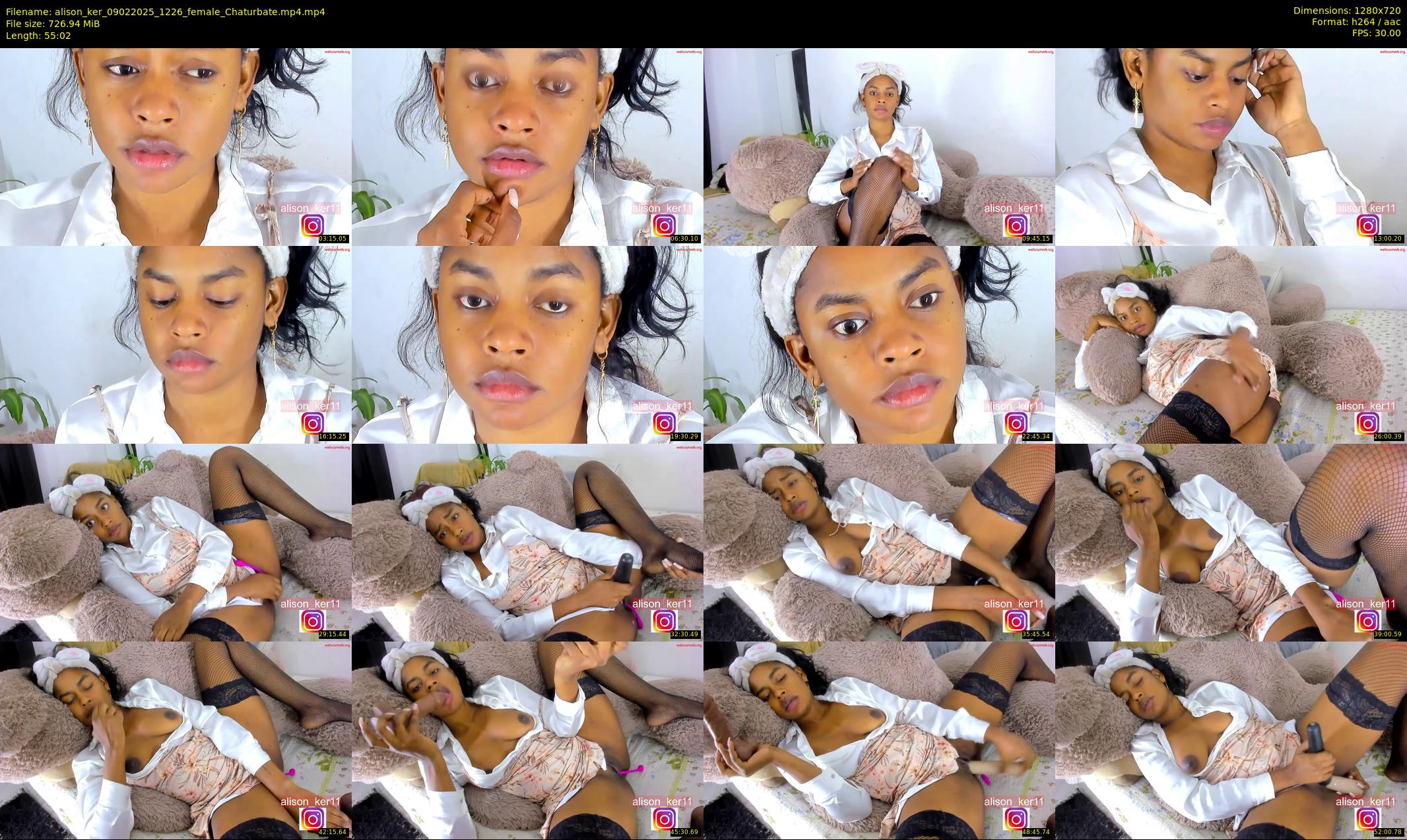 alison_ker — 56 minute Chaturbate female cam show recording, 720p, Feb 9, 2025