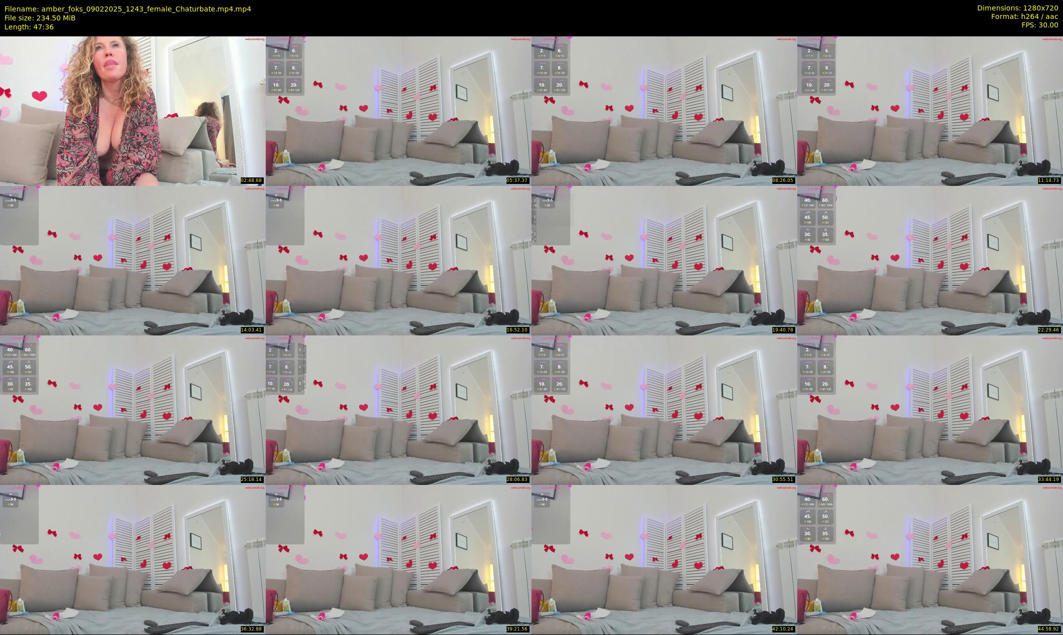 amber_foks — 48 minute Chaturbate female cam show recording, 720p, Feb 9, 2025
