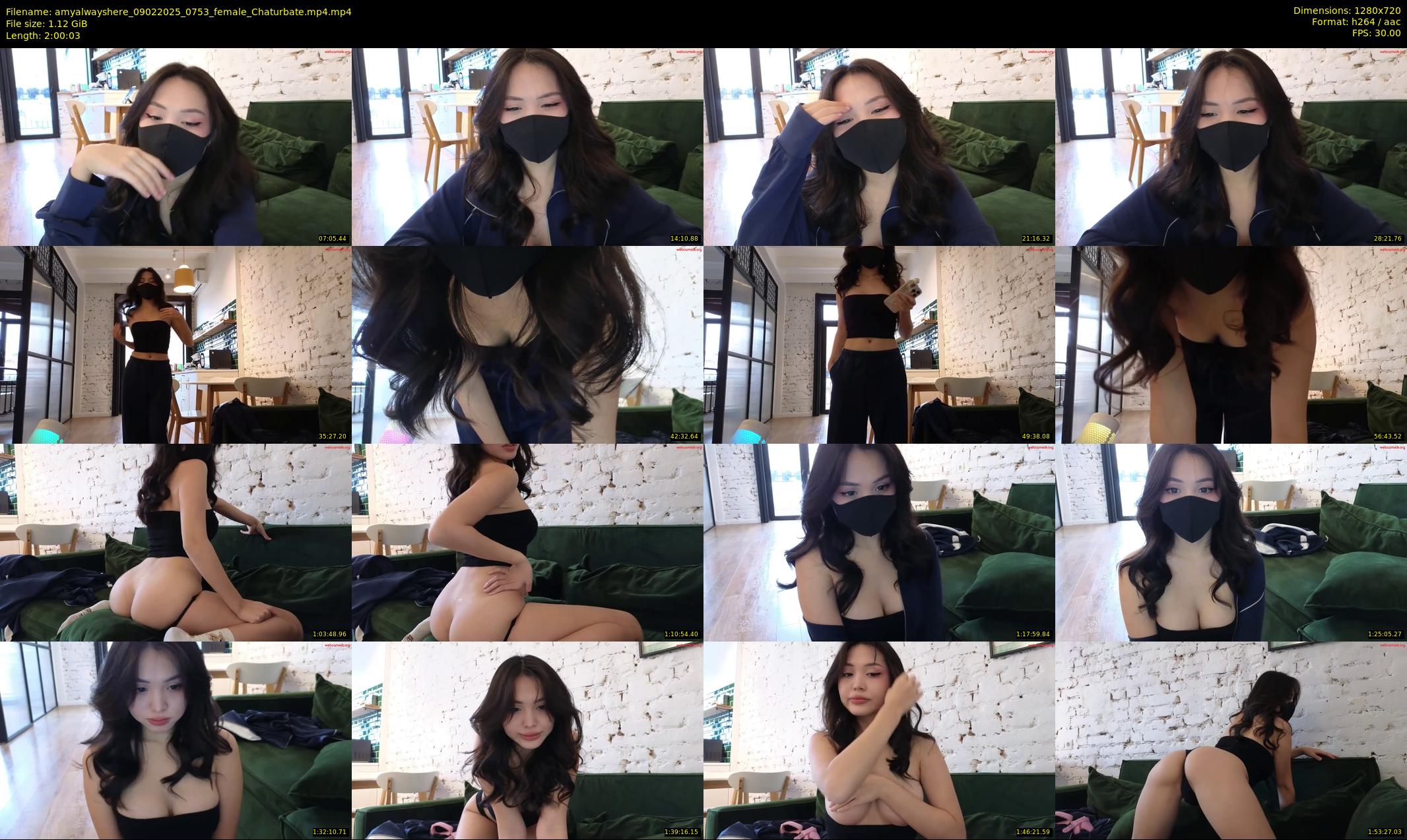 amyalwayshere — 121 minute Chaturbate female cam show recording, 720p, Feb 9, 2025
