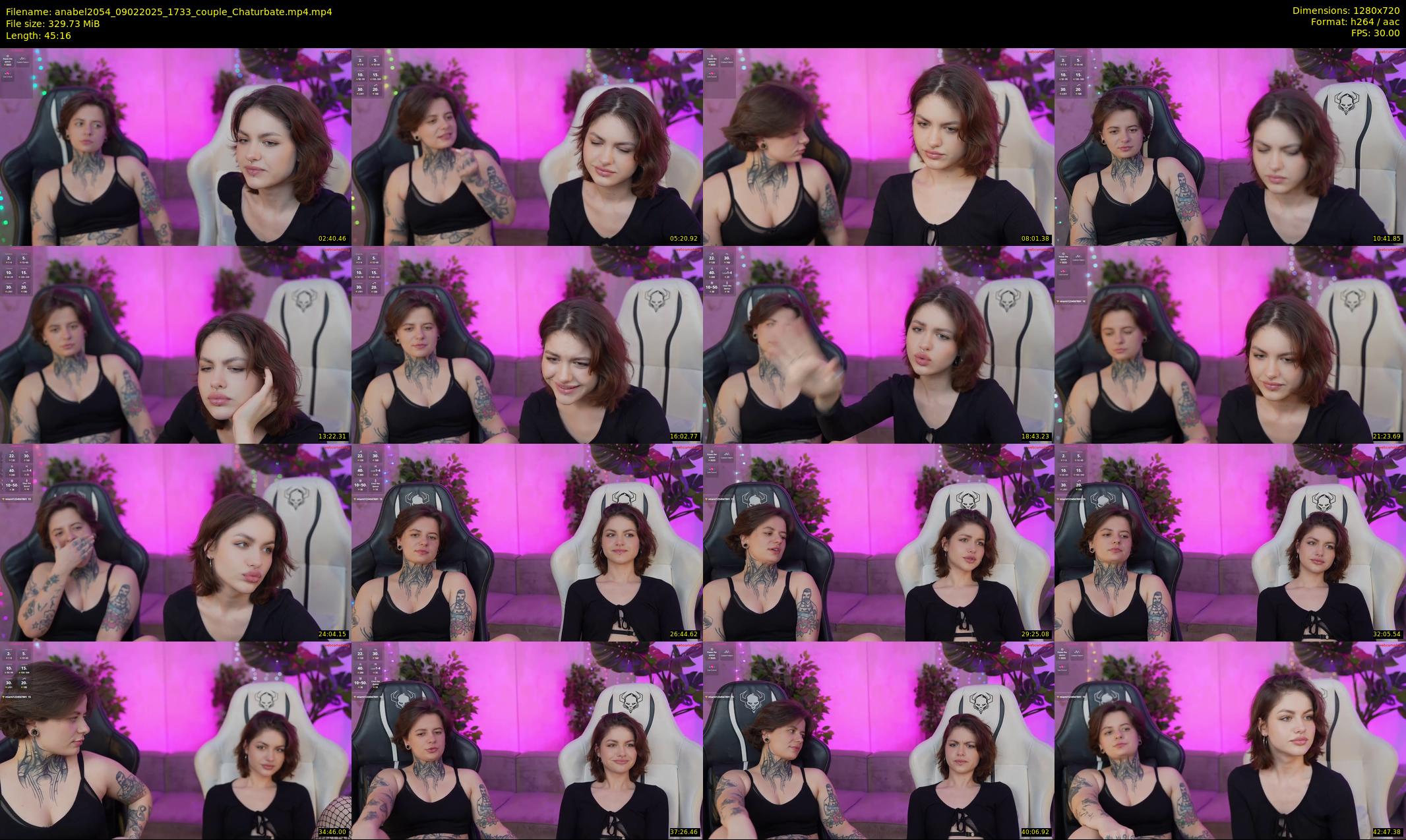 anabel2054 — 46 minute Chaturbate female cam show recording, 720p, Feb 9, 2025