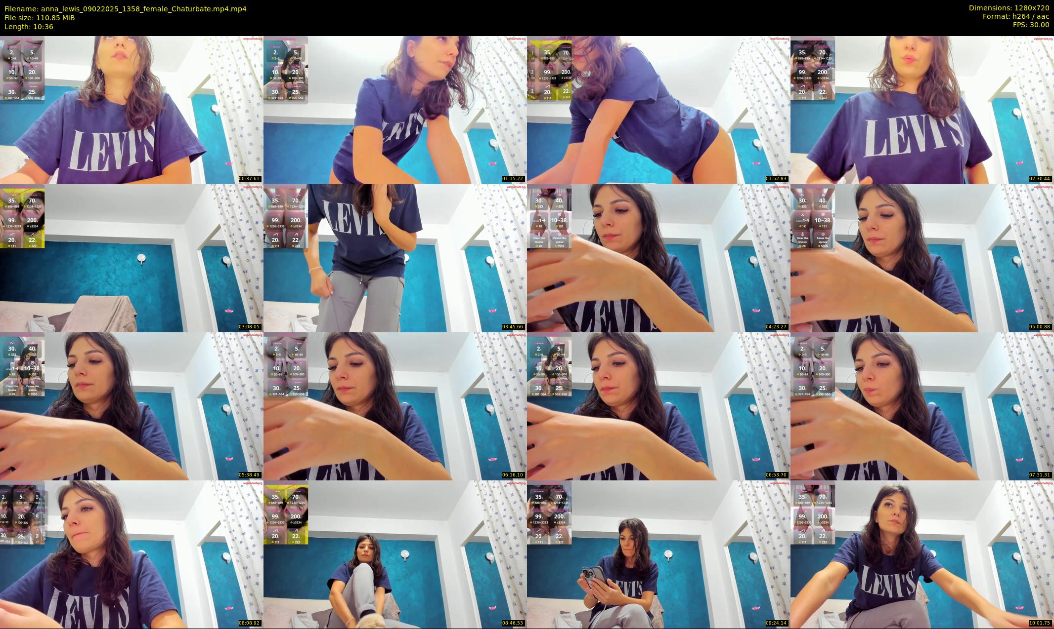 anna_lewis — 11 minute Chaturbate female cam show recording, 720p, Feb 9, 2025