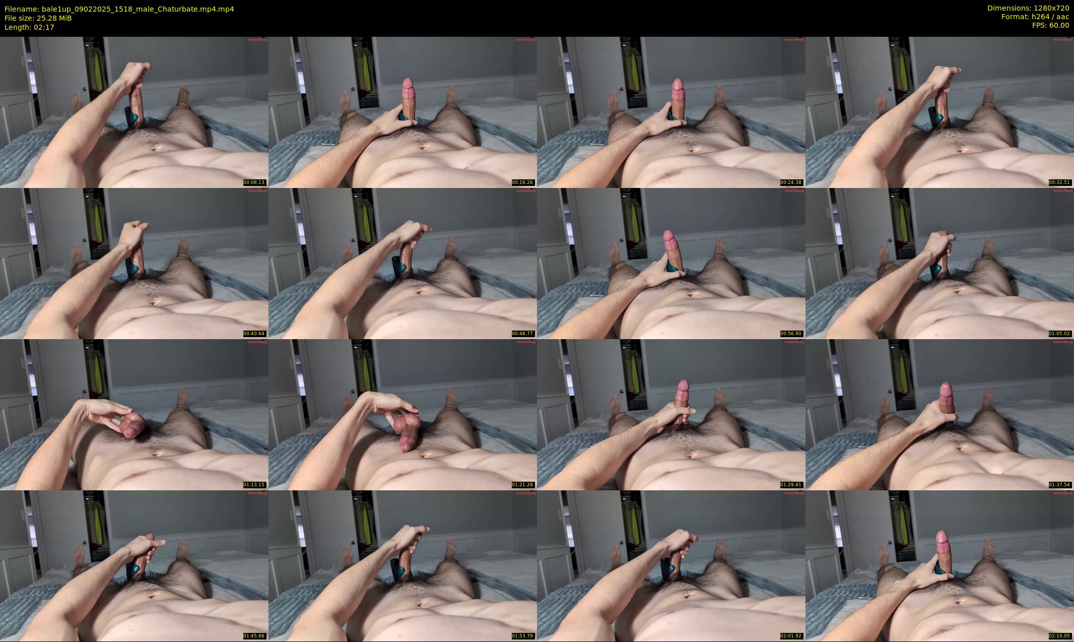 bale1up — 3 minute Chaturbate male cam show recording, 720p, Feb 9, 2025