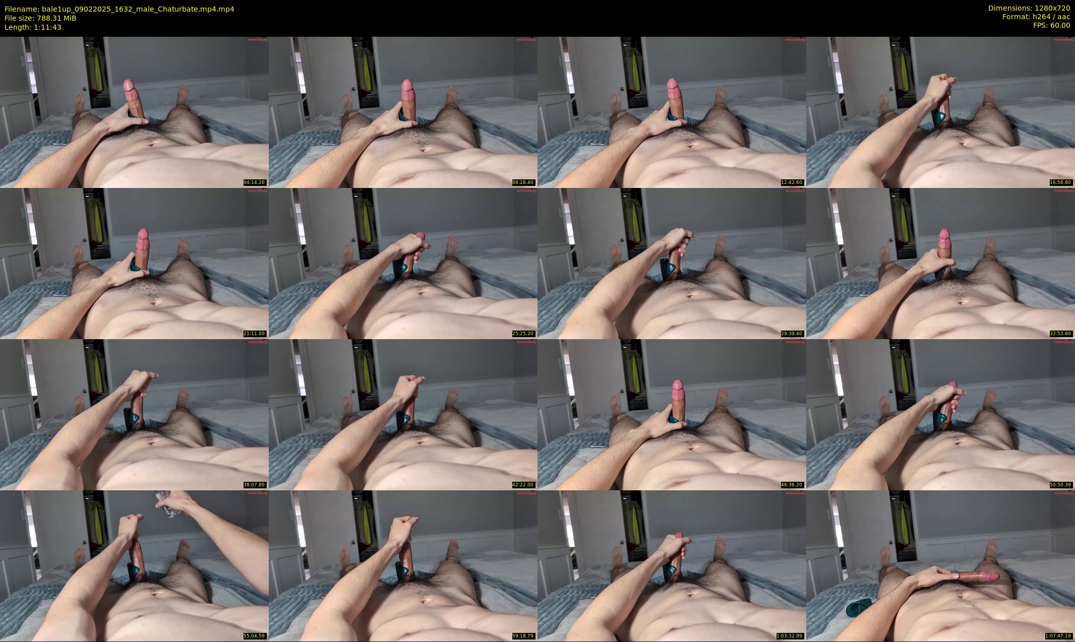 bale1up — 72 minute Chaturbate male cam show recording, 720p, Feb 9, 2025