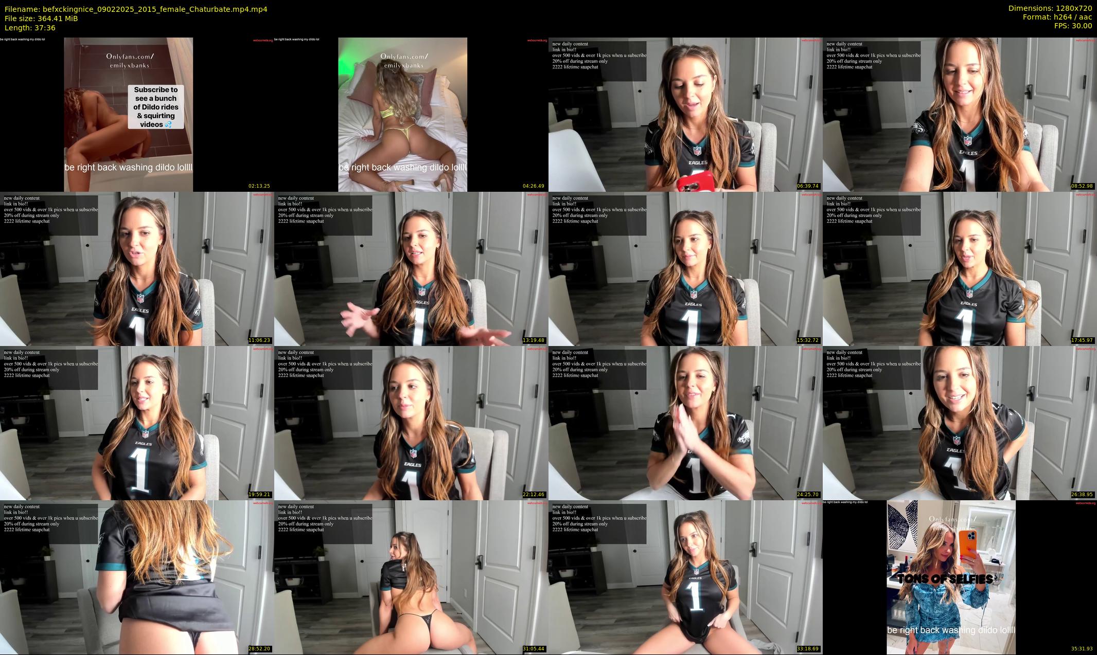 befxckingnice — 38 minute Chaturbate female cam show recording, 720p, Feb 9, 2025