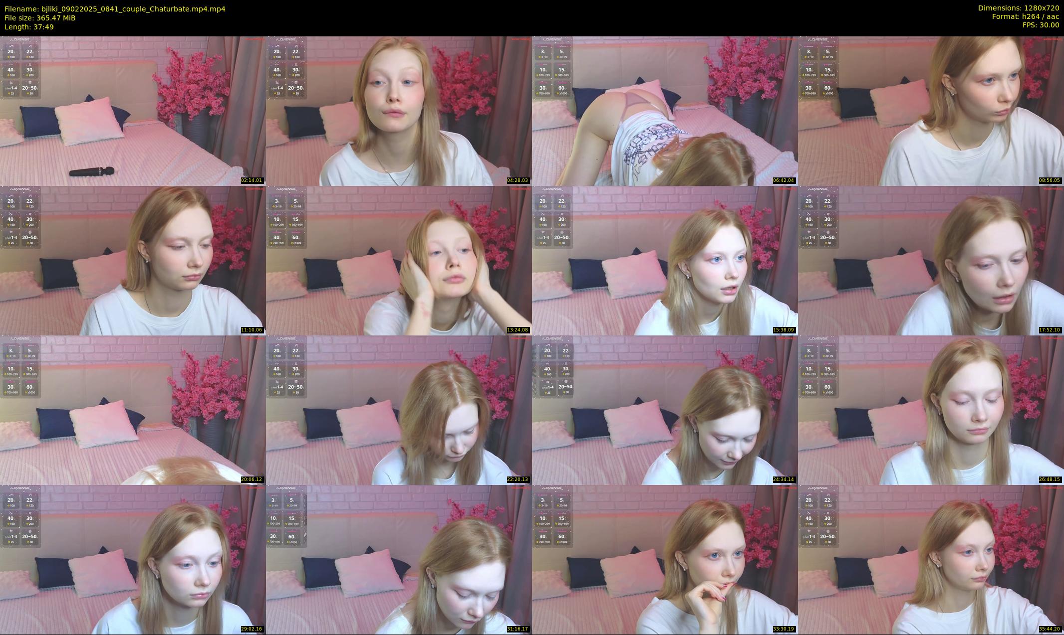bjliki — 38 minute Chaturbate couple cam show recording, 720p, Feb 9, 2025
