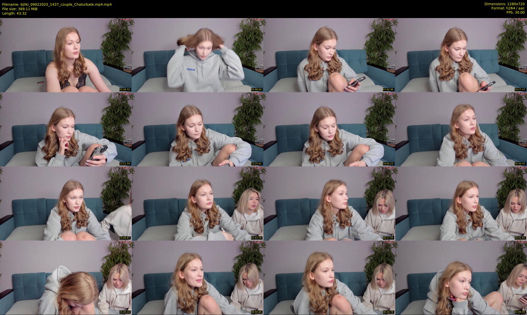 bjliki — 44 minute Chaturbate couple cam show recording, 720p, Feb 9, 2025