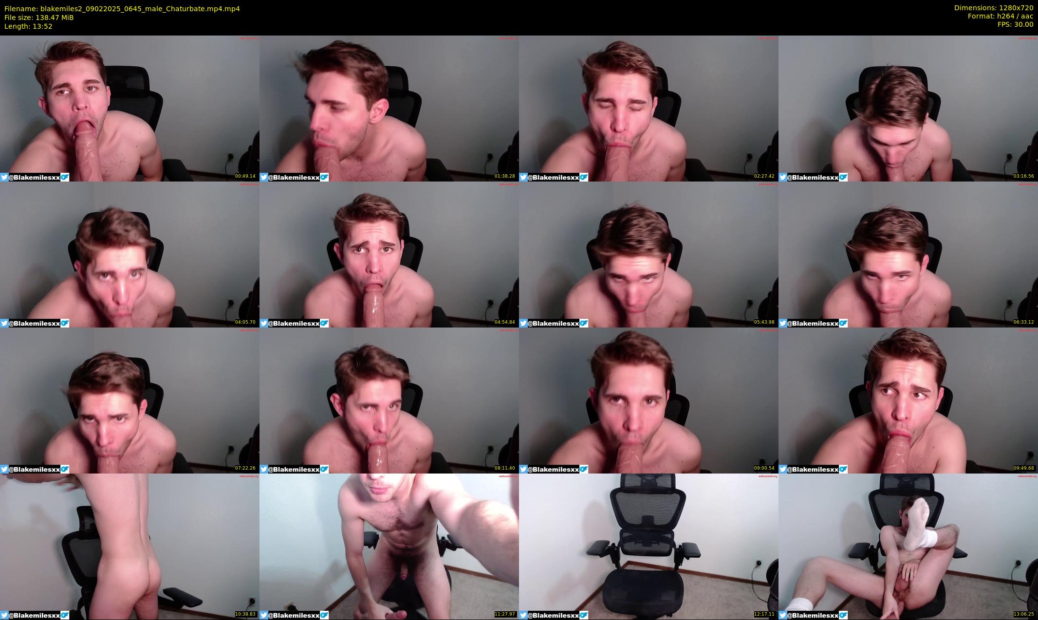blakemiles2 — 14 minute Chaturbate male cam show recording, 720p, Feb 9, 2025