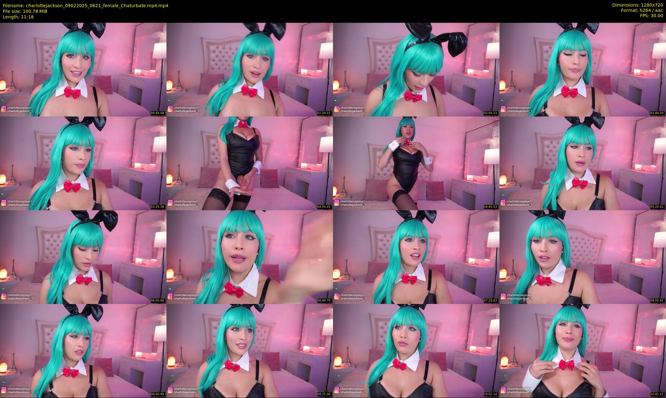 charlottejackson — 12 minute Chaturbate female cam show recording, 720p, Feb 9, 2025