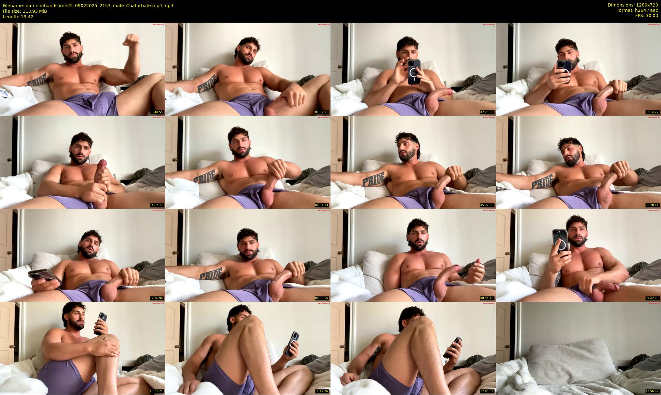 damnimhandsome25 — 14 minute Chaturbate male cam show recording, 720p, Feb 9, 2025