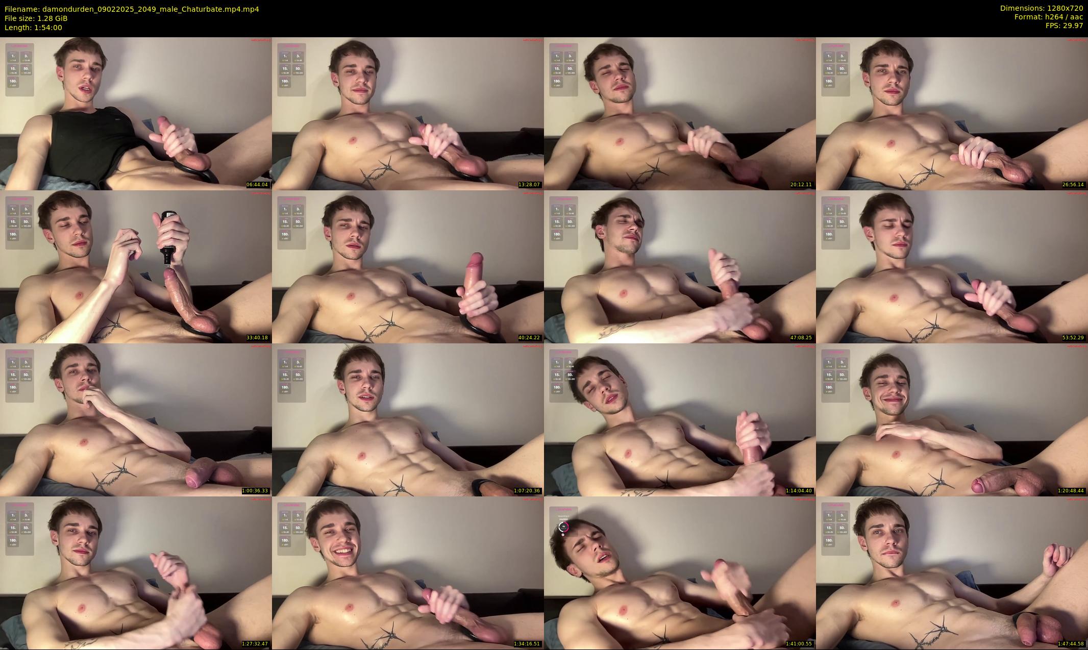 damondurden — 114 minute Chaturbate male cam show recording, 720p, Feb 9, 2025