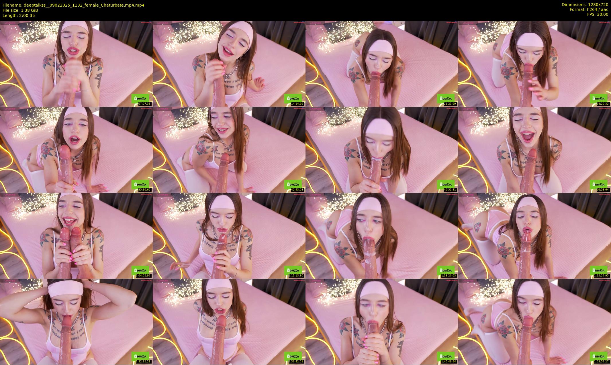 deeptalkss_ — 121 minute Chaturbate female cam show recording, 720p, Feb 9, 2025