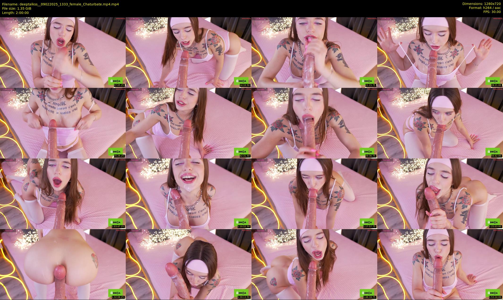 deeptalkss_ — 120 minute Chaturbate female cam show recording, 720p, Feb 9, 2025