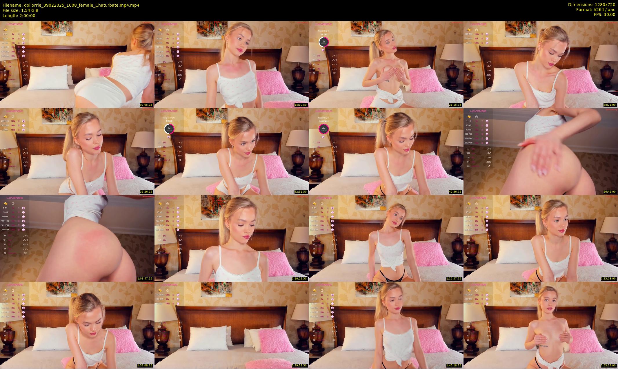 dollorrie — 120 minute Chaturbate couple cam show recording, 720p, Feb 9, 2025