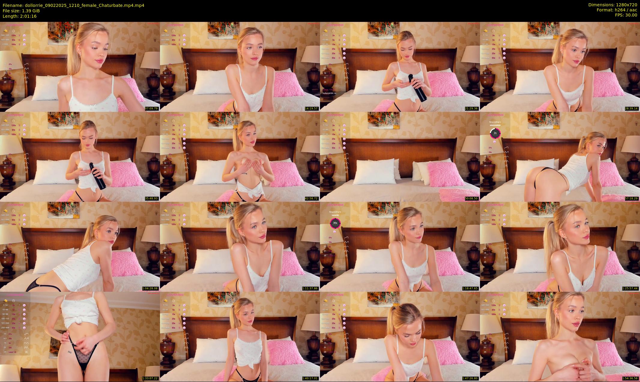 dollorrie — 122 minute Chaturbate couple cam show recording, 720p, Feb 9, 2025