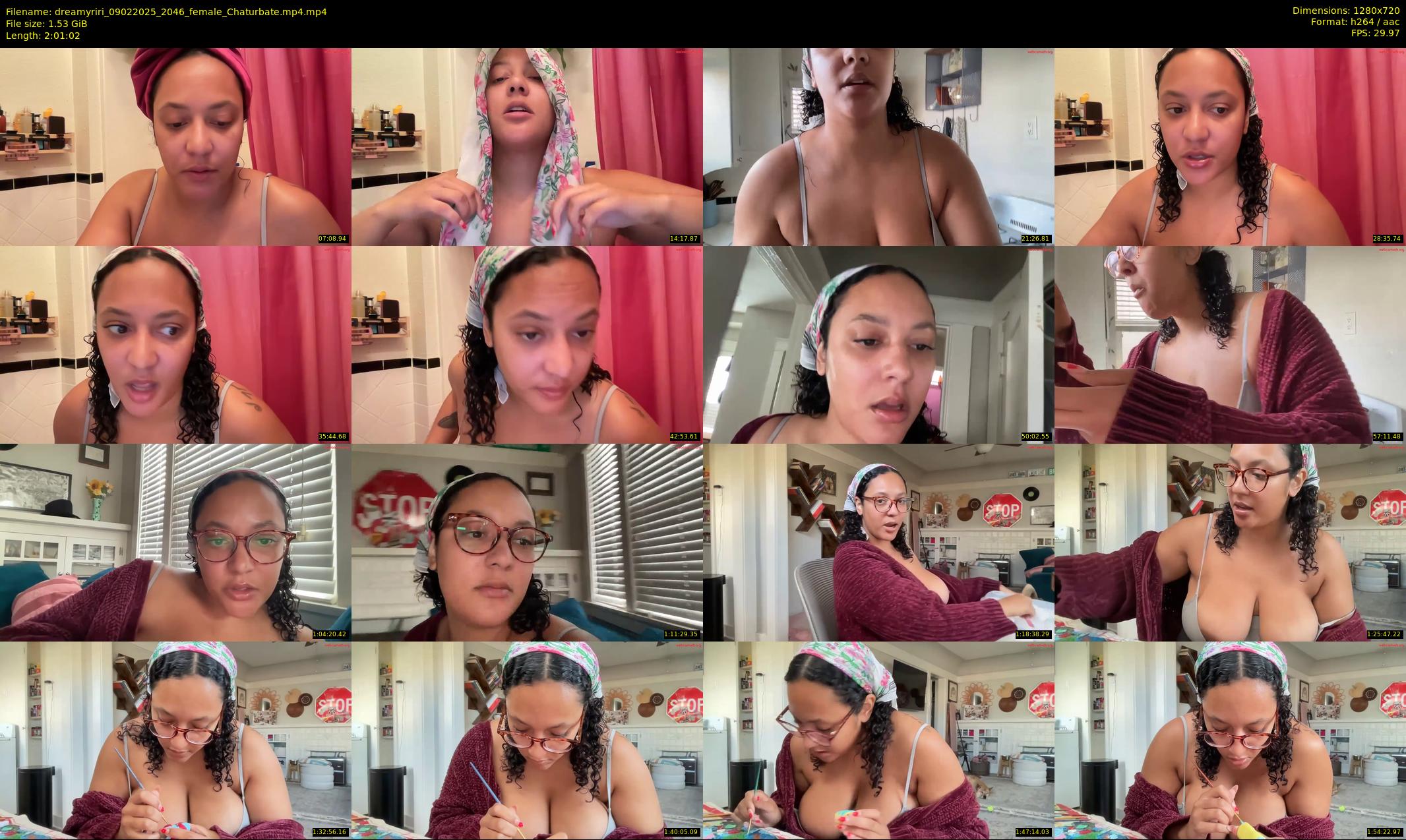 dreamyriri — 122 minute Chaturbate female cam show recording, 720p, Feb 9, 2025