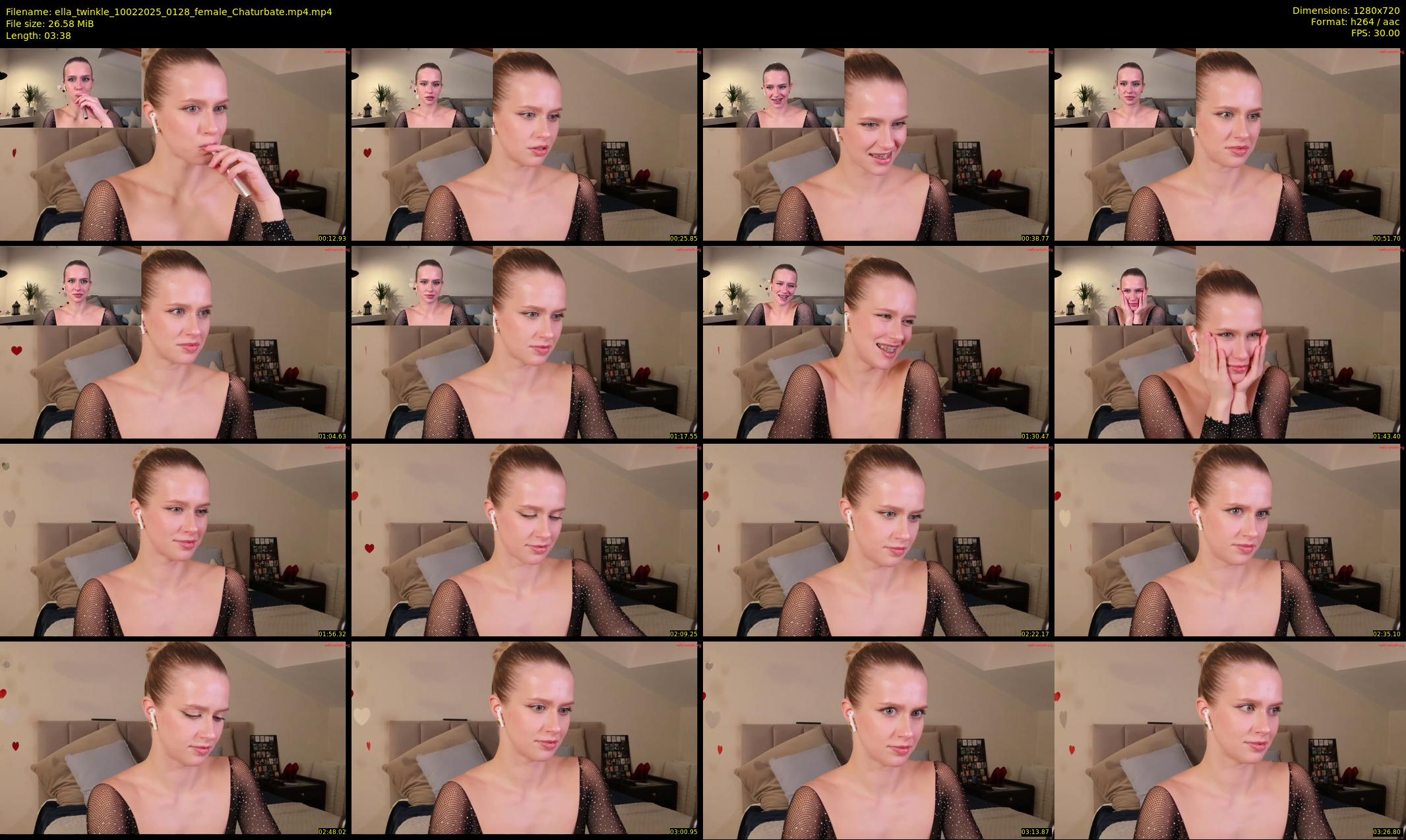 ella_twinkle — 4 minute Chaturbate female cam show recording, 720p, Feb 10, 2025