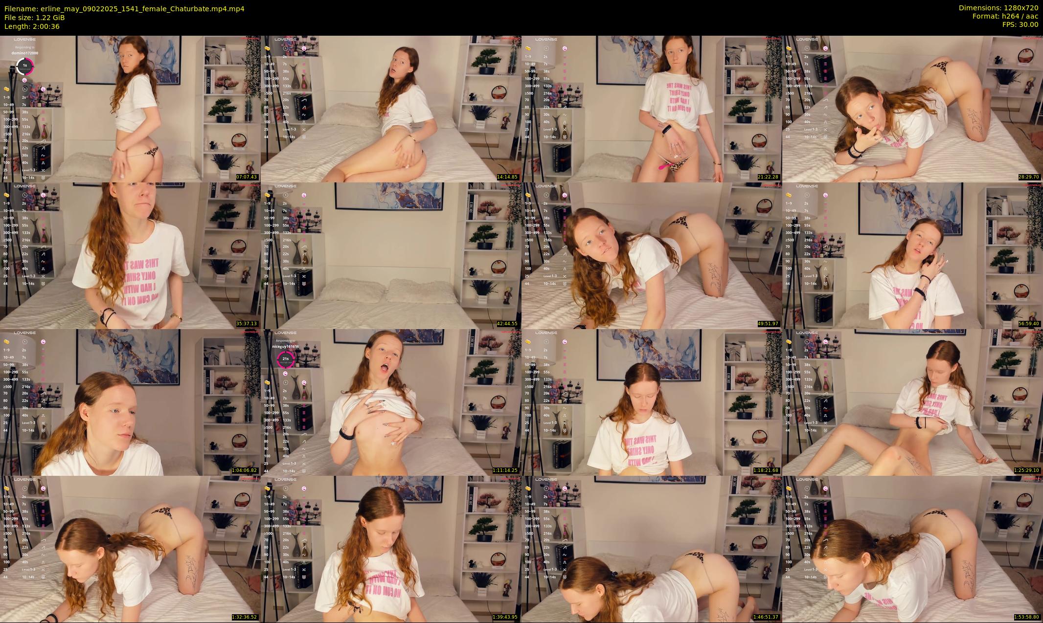 erline_may — 121 minute Chaturbate female cam show recording, 720p, Feb 9, 2025