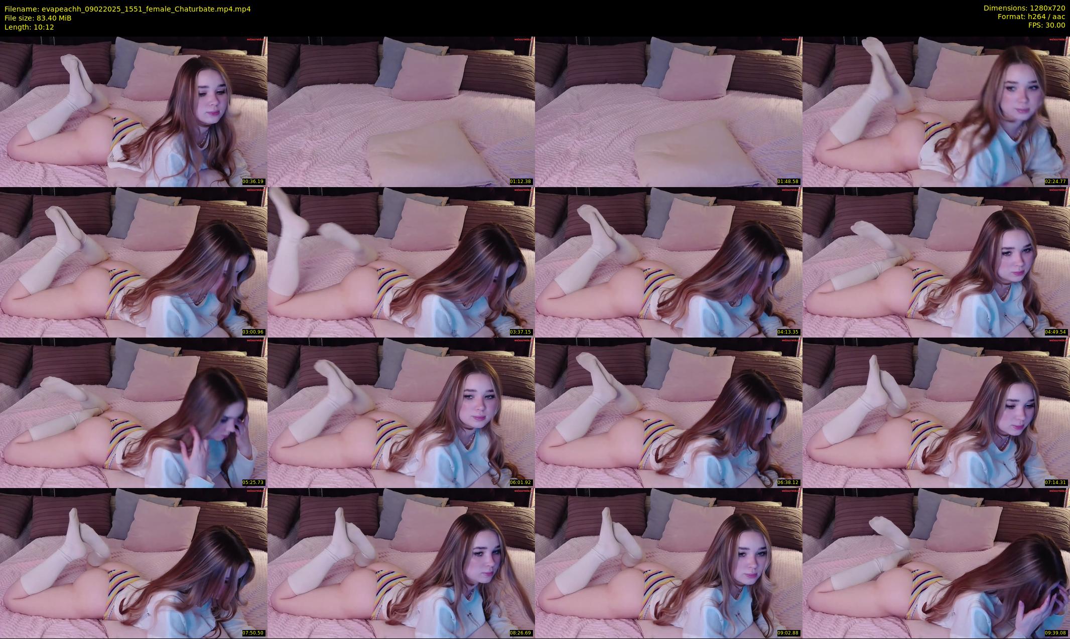 evapeachh — 11 minute Chaturbate female cam show recording, 720p, Feb 9, 2025