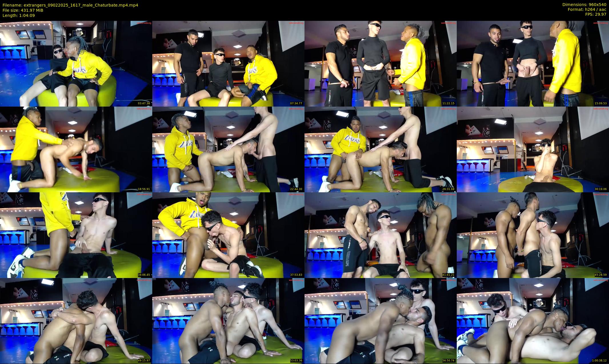 extrangers — 65 minute Chaturbate male cam show recording, 480p, Feb 9, 2025