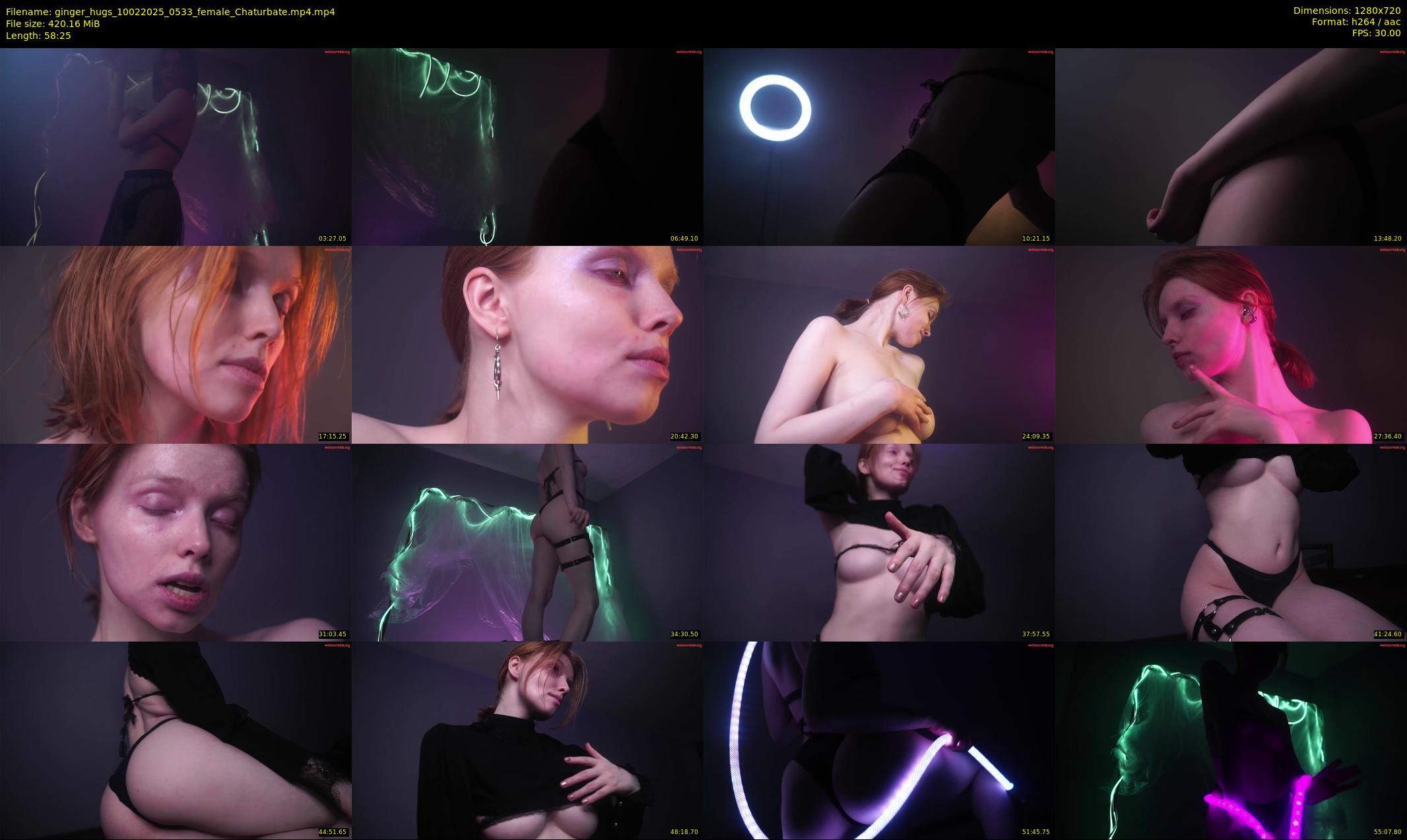 ginger_hugs — 59 minute Chaturbate female cam show recording, 720p, Feb 10, 2025