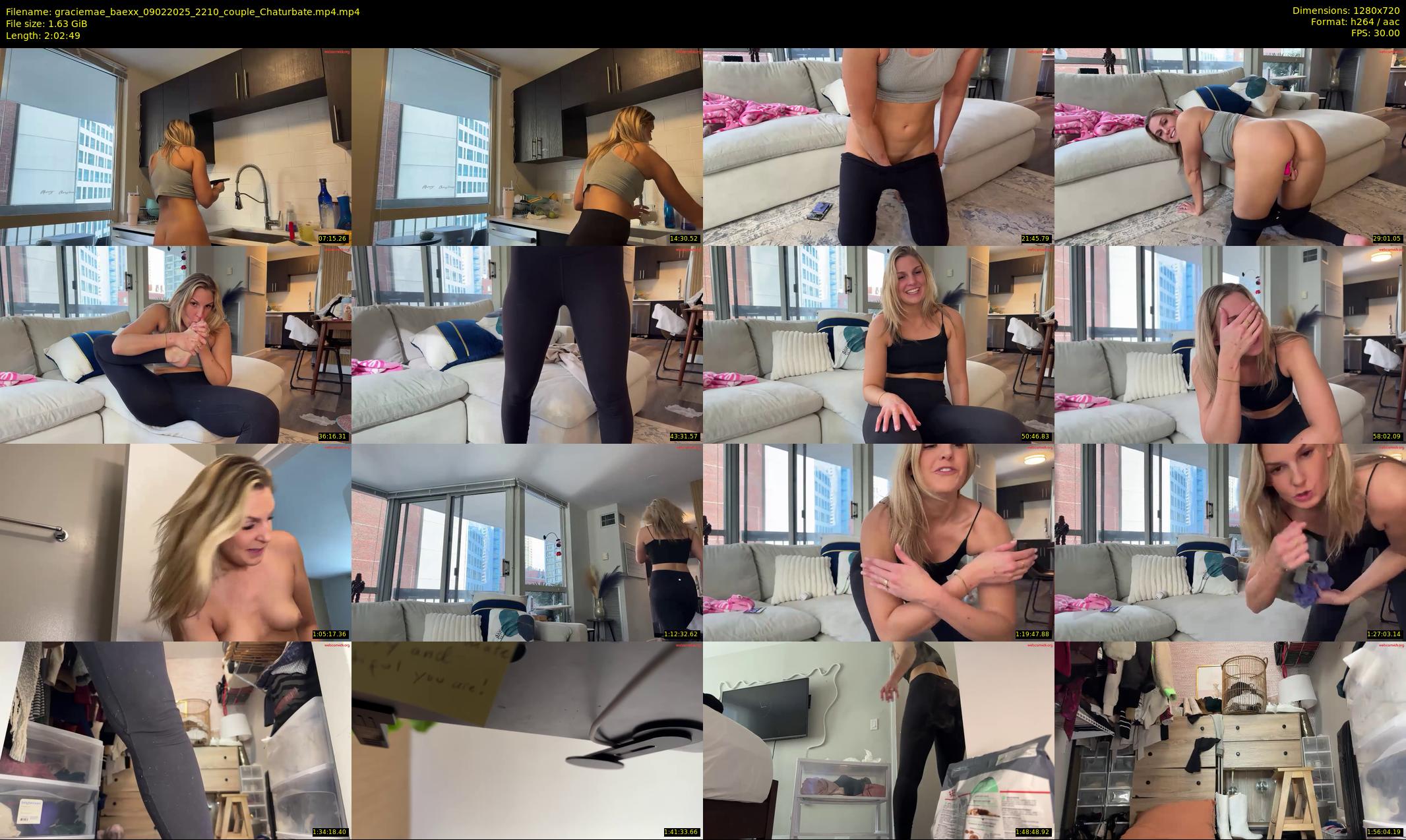 graciemae_baexx — 123 minute Chaturbate female cam show recording, 720p, Feb 9, 2025